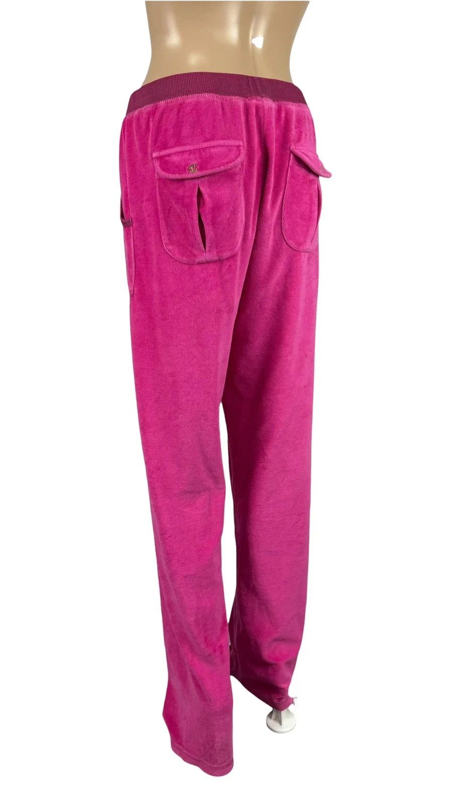 Just Cavalli Just Cavalli Pink Velour Pants size L Size 30" / US 8 / IT 44 - 6 Thumbnail