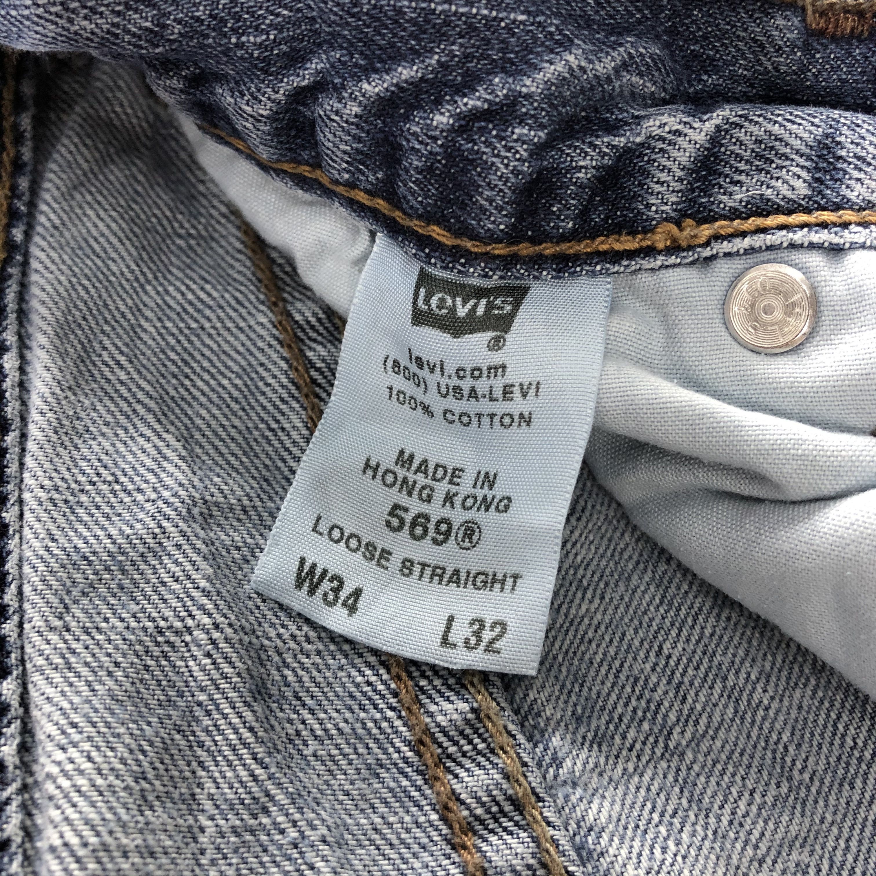 Levi's × Vintage Vintage Blue Wash Levis 569 Jeans-JM3143 Size US 34 / EU 50 - 12 Thumbnail