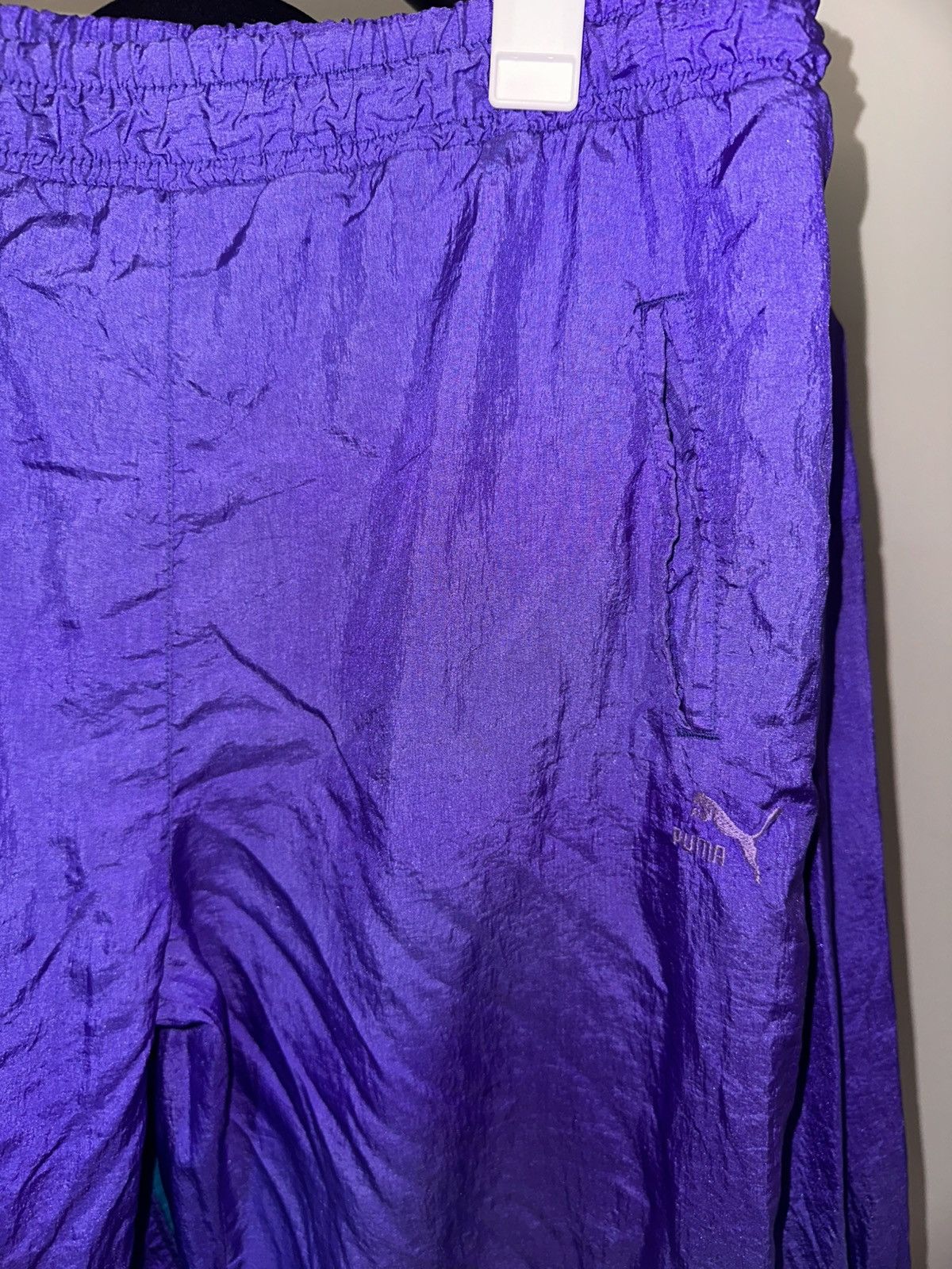 Puma 90s Puma Windbreaker Set | Vintage Sweatsuit Size M / US 6-8 / IT 42-44 - 7 Thumbnail