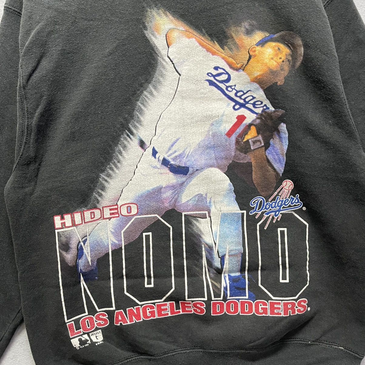 Salem Sportswear Vintage 96 Salem Sportswear Hideo Nomo LA Dodgers Sweatshirt Size US M / EU 48-50 / 2 - 2 Thumbnail