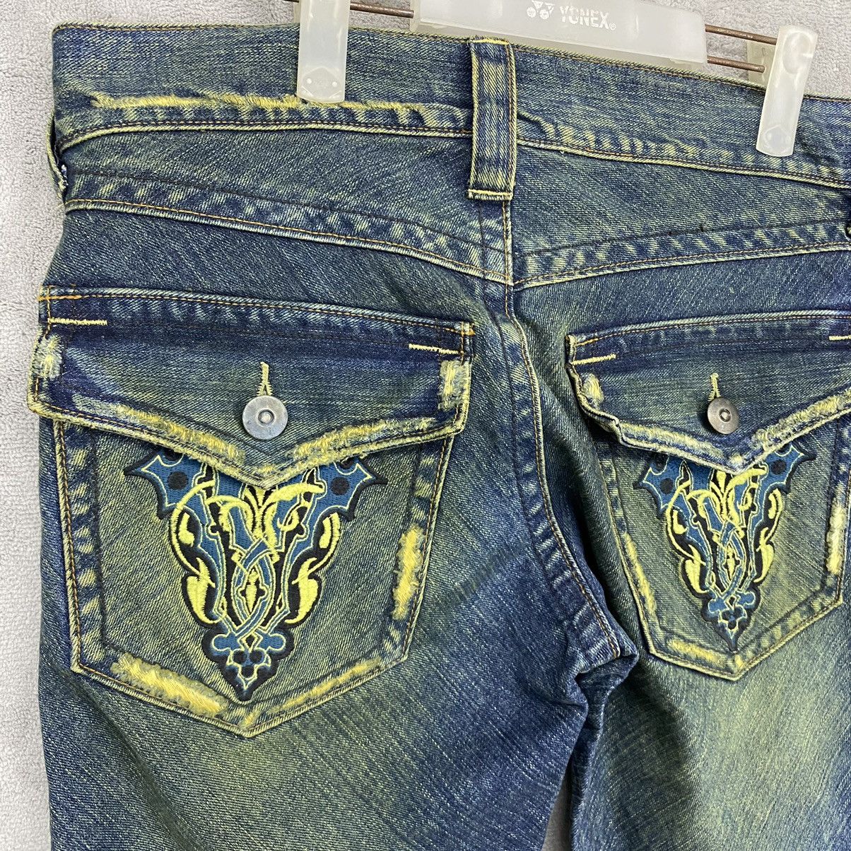 If Six Was Nine Bootcut Baggy Icom Embroidered Pocket Size US 32 / EU 48 - 11 Thumbnail