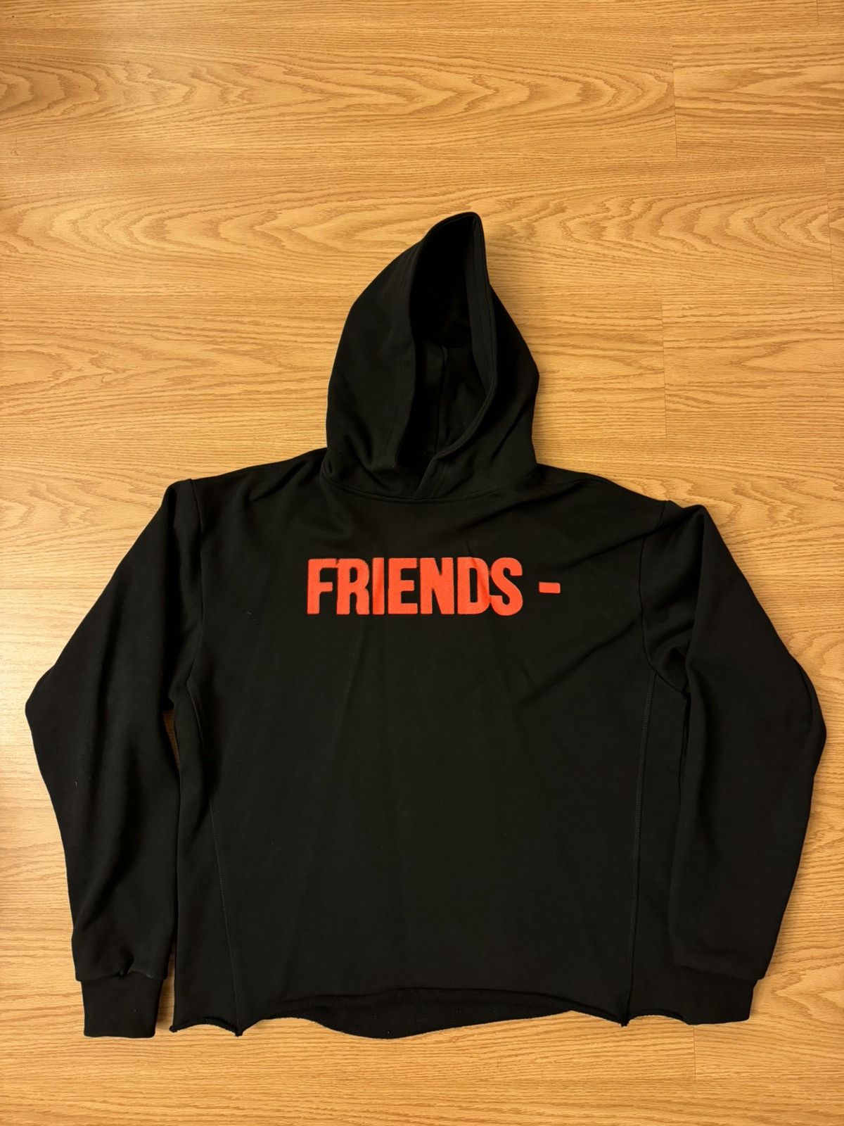 Vlone orange friends hoodie sale