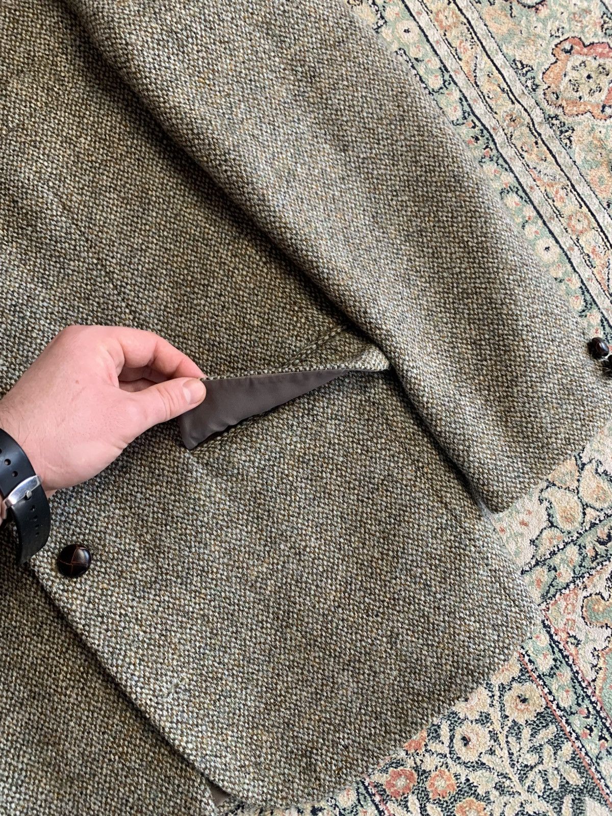 Harris Tweed Blazer Heavy Wool rare