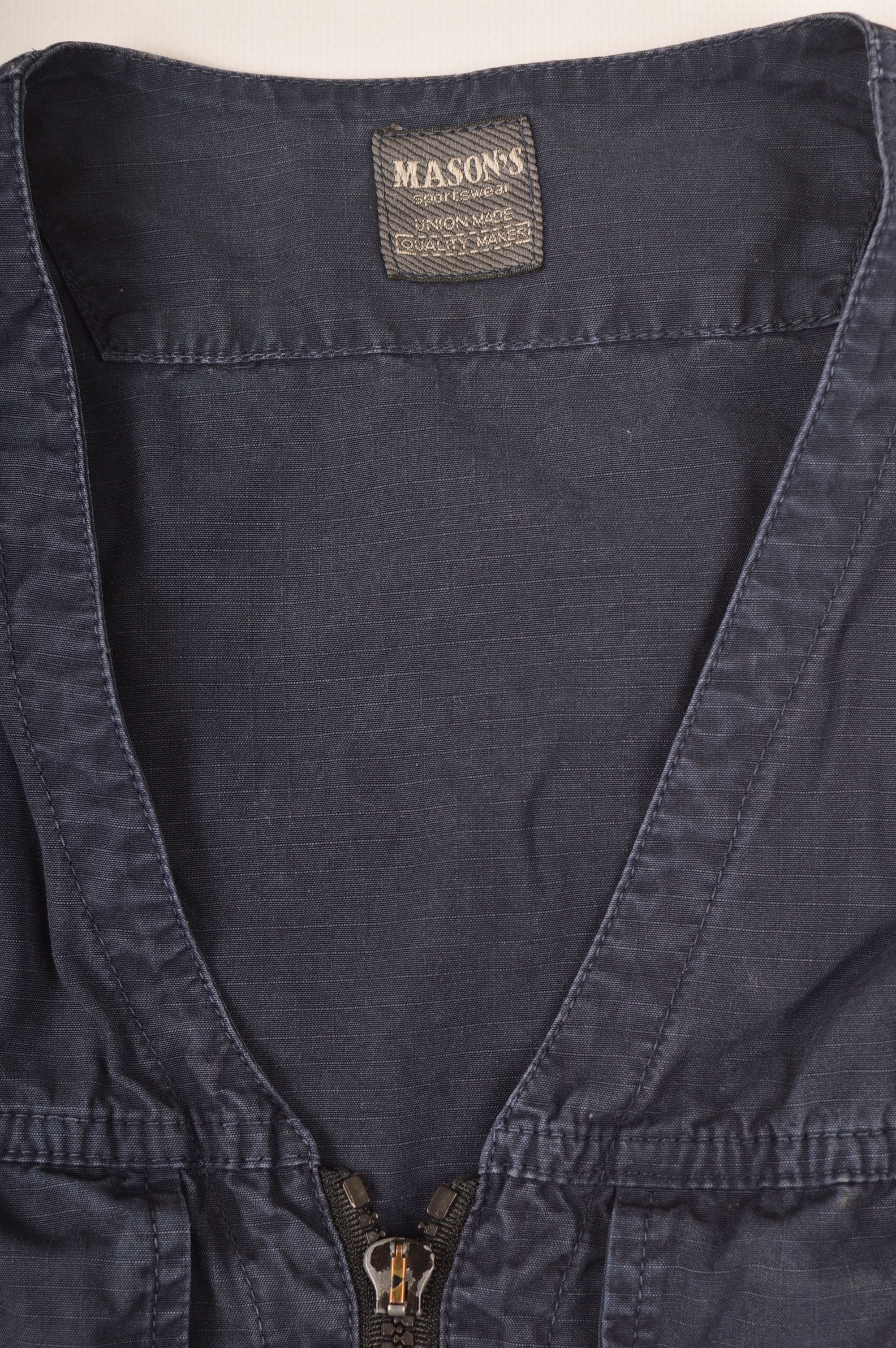 Mason Garments × Mason's Masons Sportswear Union Made Navy Utility Multipocket Vest Size US L / EU 52-54 / 3 - 2 Thumbnail