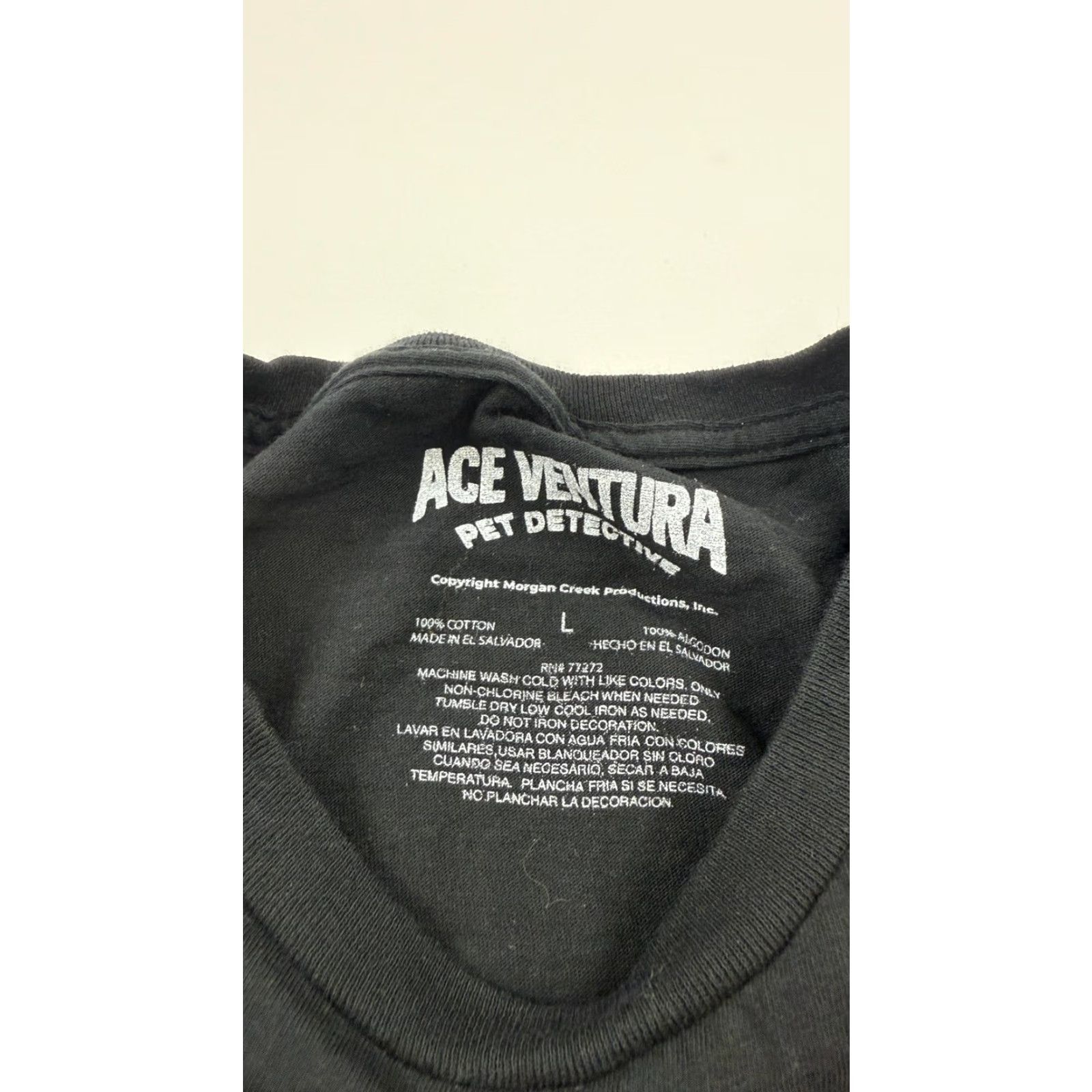 Other VINTAGE Ace Ventura Shirt Mens Large Black Graphic Tee 1990s Pet Detective Jim Carrey Mens L Size US L / EU 52-54 / 3 - 3 Thumbnail