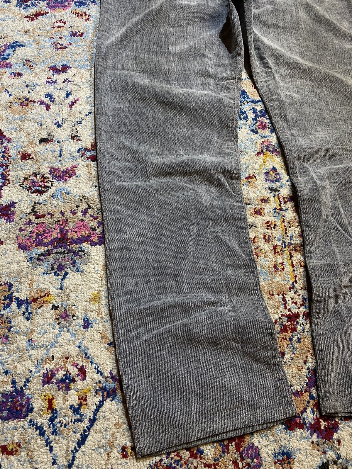 Giorgio Armani Giorgio Armani Fiocchi Snaps Grey Cotton Denim Jeans W36 Size US 36 / EU 52 - 7 Thumbnail