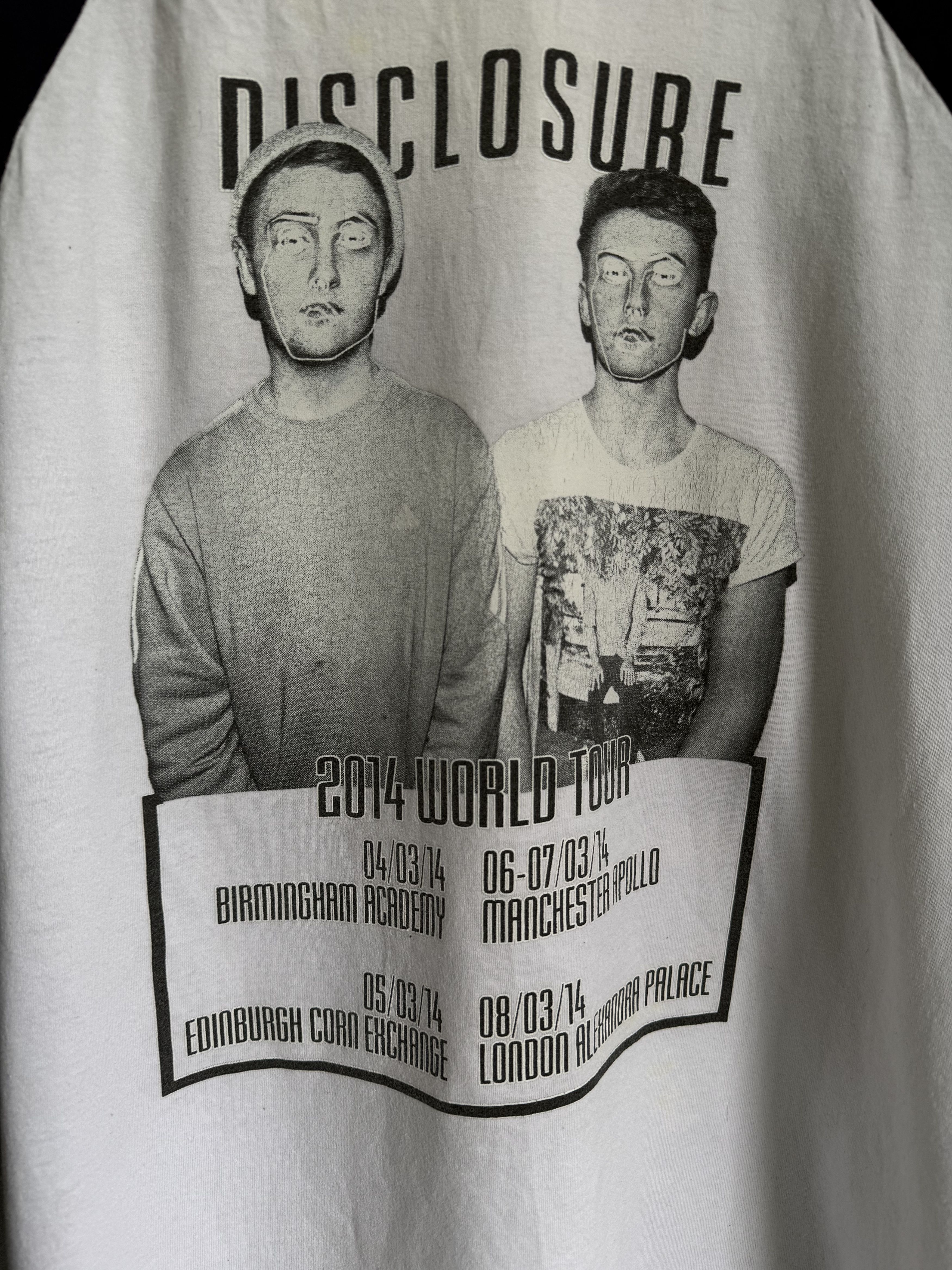 Band Tees × Vintage Vintage Disclosure 2014 world tour long sleeve t-shirt Size US XL / EU 56 / 4 - 9 Thumbnail
