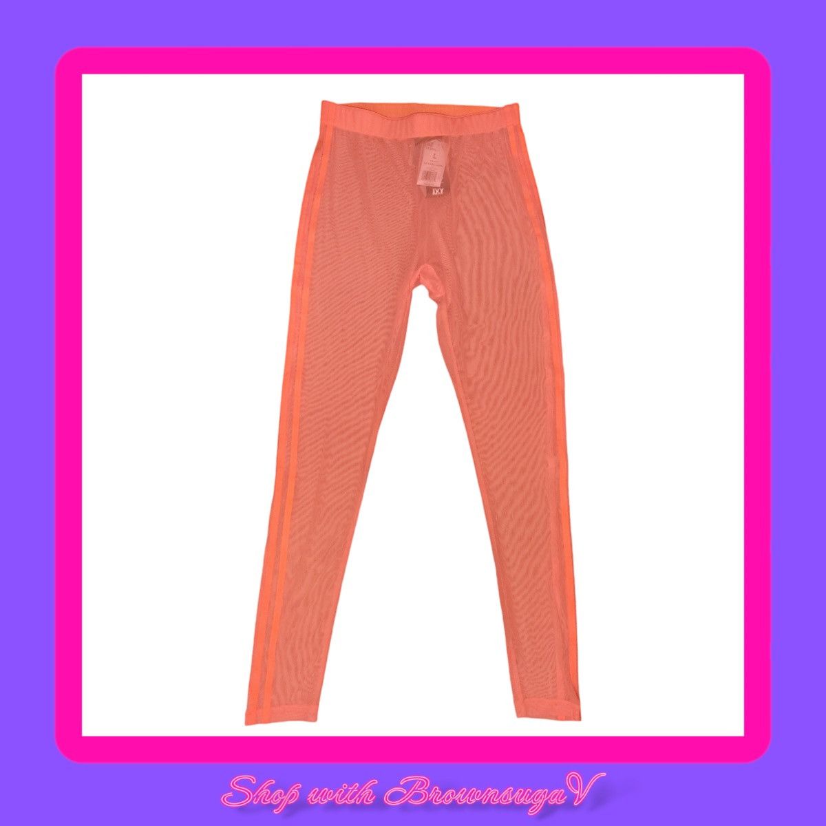 Adidas × Ivy Park Swim sheer mesh leggings Size 34" / US 12 / IT 48 - 1 Thumbnail