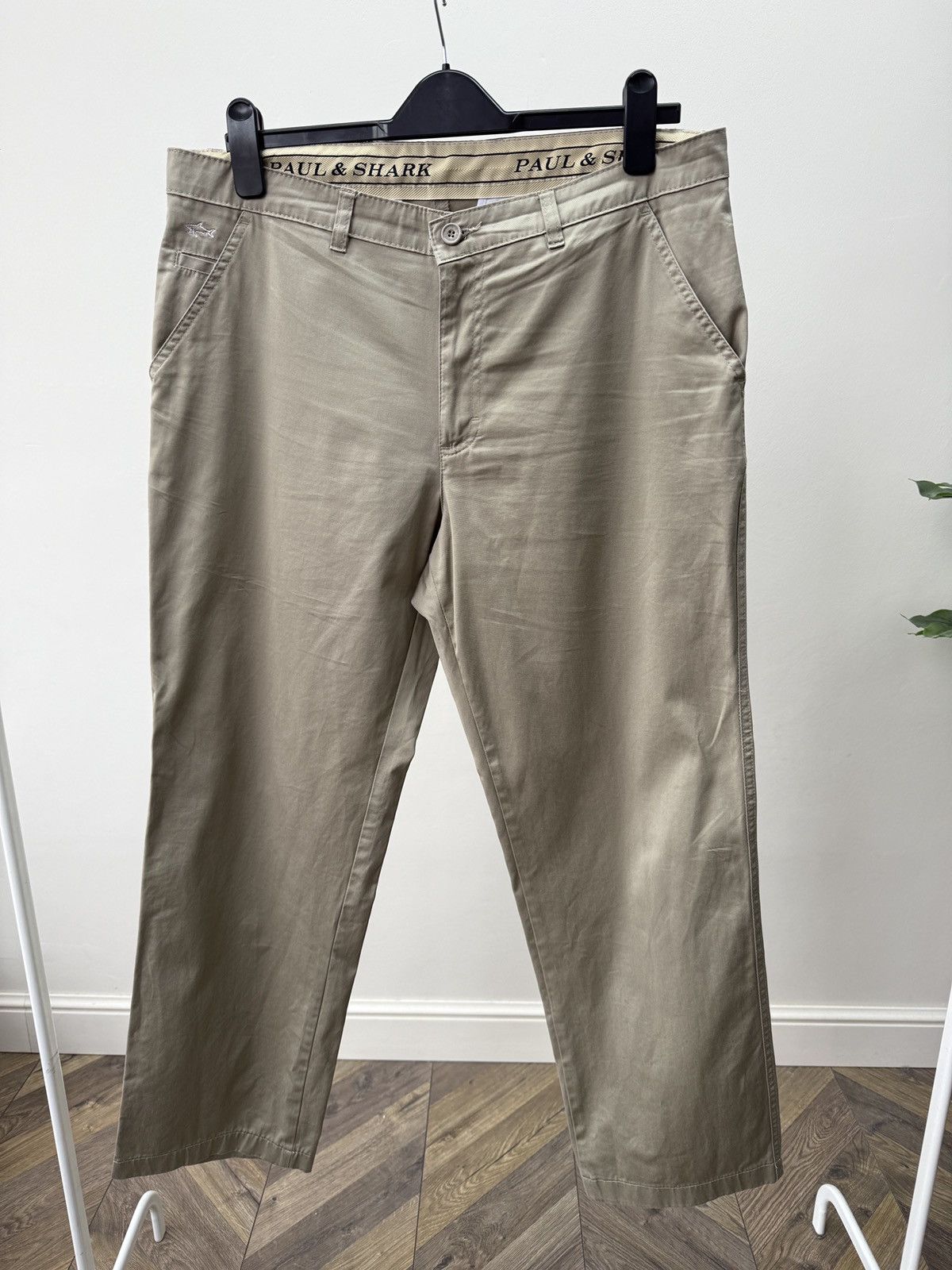 Paul & Shark Vintage Paul & Shark Beige Chino Pants Men’s Casual Trousers Size US 34 / EU 50 - 2 Thumbnail
