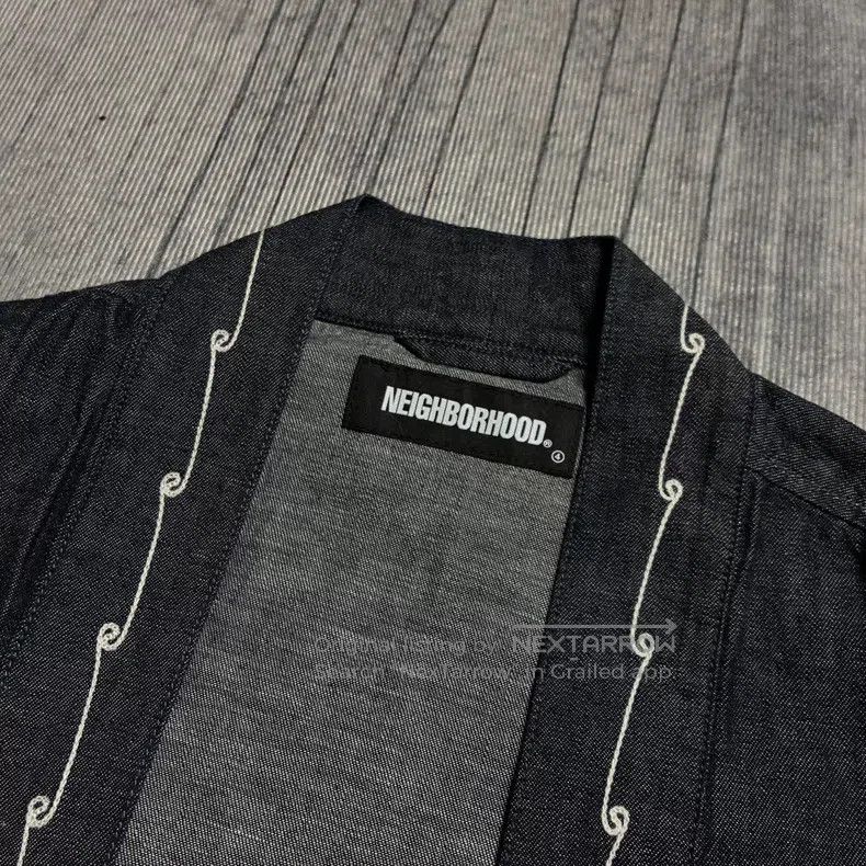 Neighborhood Neighborhood Denim Long Sleeve Shirt Dress Size US L / EU 52-54 / 3 - 4 Thumbnail