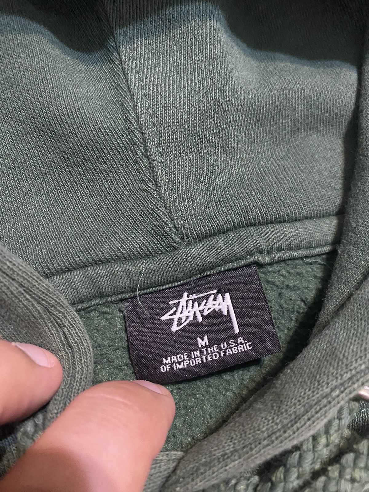 Stussy × Vintage Vintage 90s Stussy International Distressed Hoodie Size US M / EU 48-50 / 2 - 10 Thumbnail