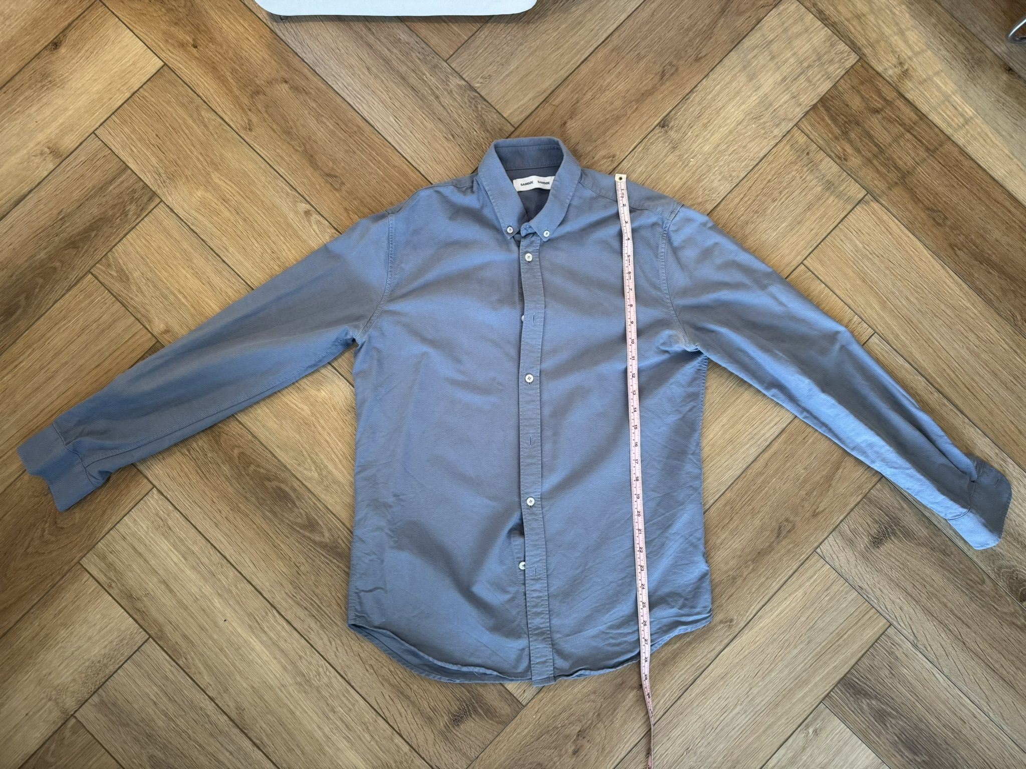 Samsoe Samsoe Blue cotton shirt Size US M / EU 48-50 / 2 - 1 Thumbnail