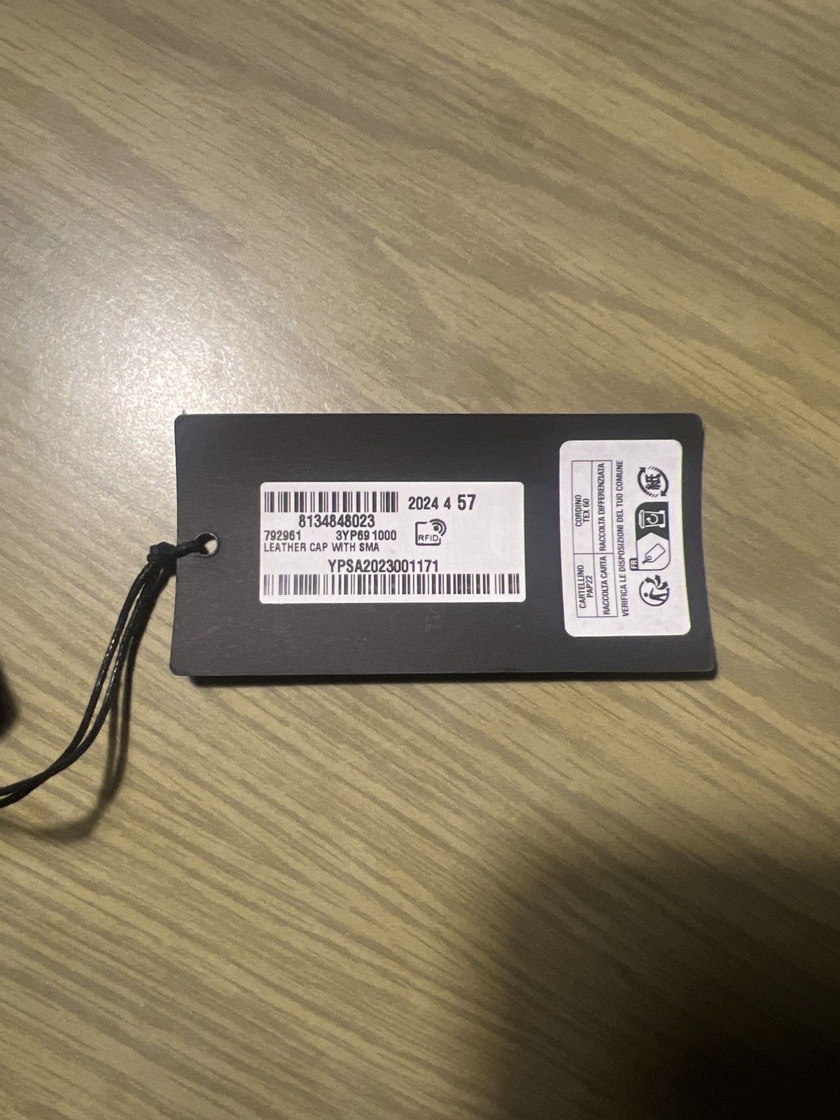 Saint Laurent Paris Cassandra Leather Cap Size ONE SIZE - 6 Thumbnail