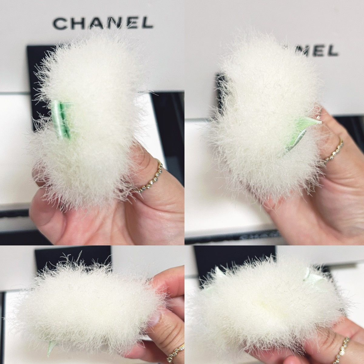 Chanel Authentic Chanel RARE 04 Runway Bow & Pearl CC Brooch / Pin Size ONE SIZE - 7 Thumbnail
