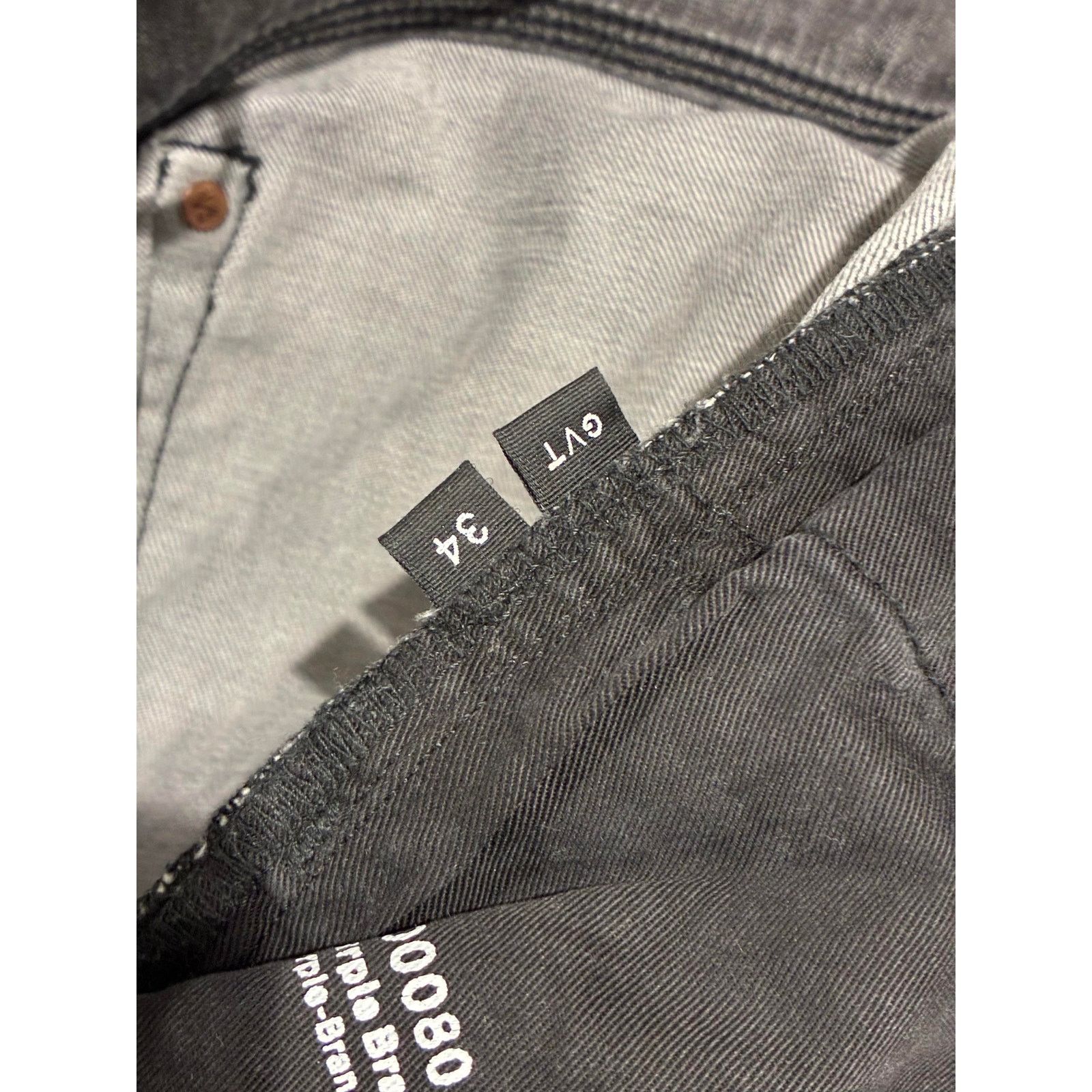 Purple Purple 'Wax Glitter' Grey Jeans Size US 34 / EU 50 - 3 Thumbnail