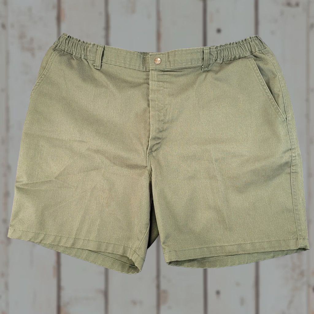Vintage VINTAGE Boy Scouts of America BSA Mens Olive Green Canvas Uniform Shorts Size 40 Size US 40 / EU 56 - 1 Thumbnail