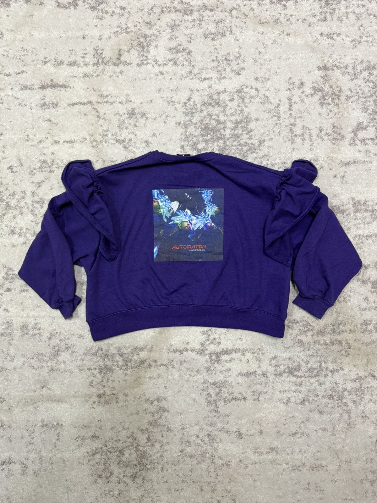 Japanese Brand Niko and x Jamiroquai frill pullover crop sweatshirt Size L / US 10 / IT 46 - 10 Thumbnail