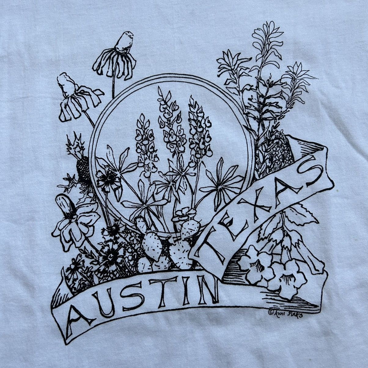 Vintage 90s AUSTiN TEXAS HiGH NECK SiNGLE STiTCH SOUVENiR TEE Size US XL / EU 56 / 4 - 3 Thumbnail
