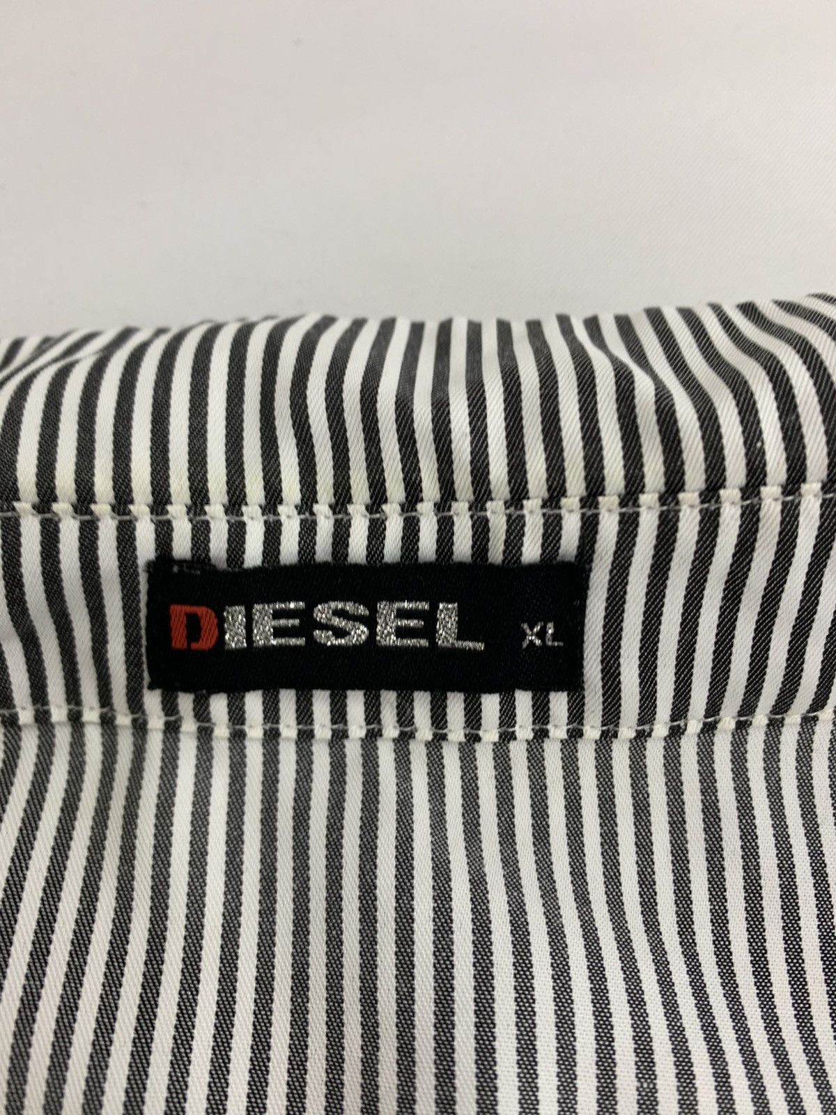 Diesel Diesel Hickory Stripe Selvedge Long Shirt Single Pocket Size L / US 10 / IT 46 - 10 Thumbnail