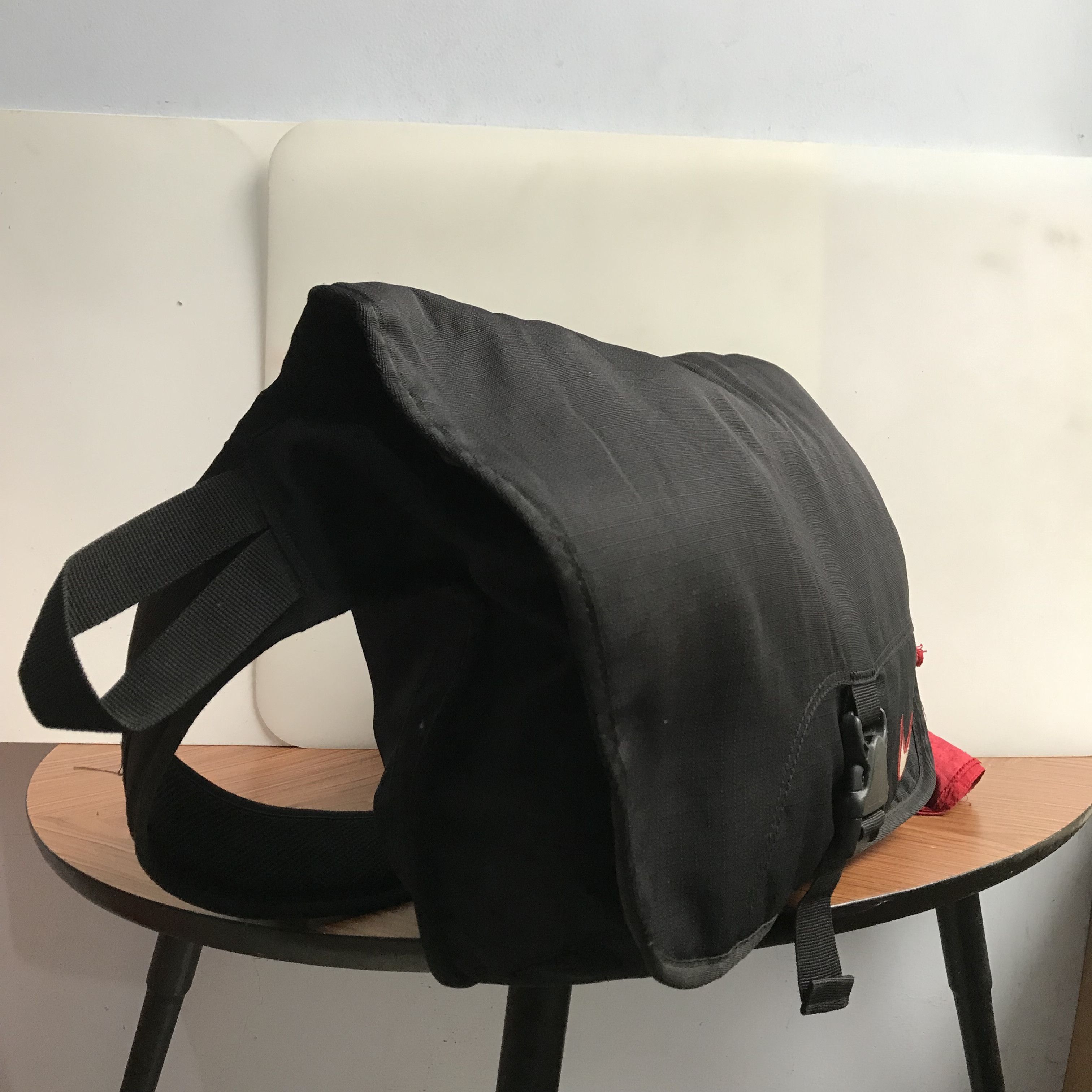 Nike Vintage NIKE Old Messenger bag Shoulder bag Nylon Black Size ONE SIZE - 2 Thumbnail