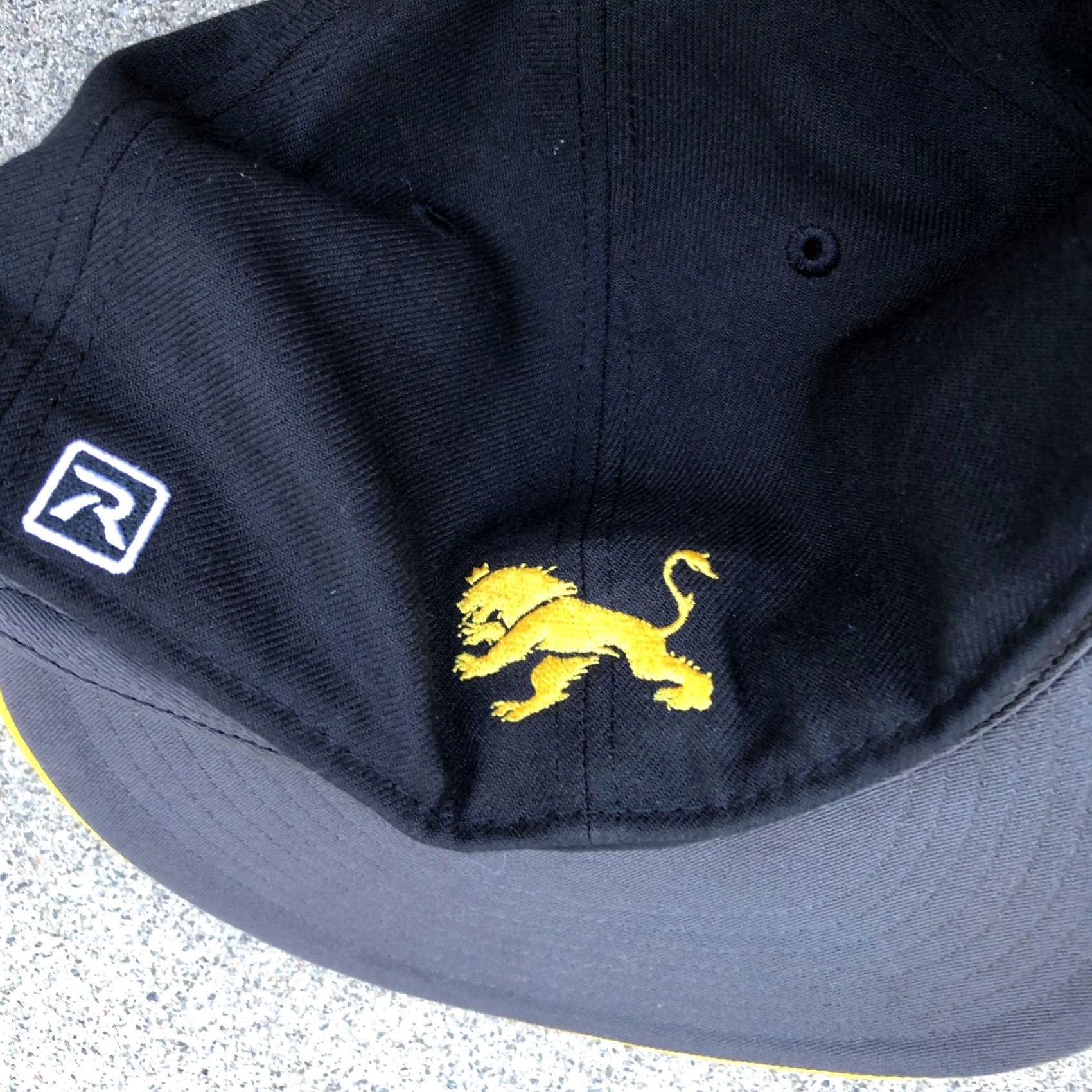 Vintage RICHARDSON CC Logo College Fitted Hat Men's 7 3/8 Black Cap Size ONE SIZE - 4 Thumbnail