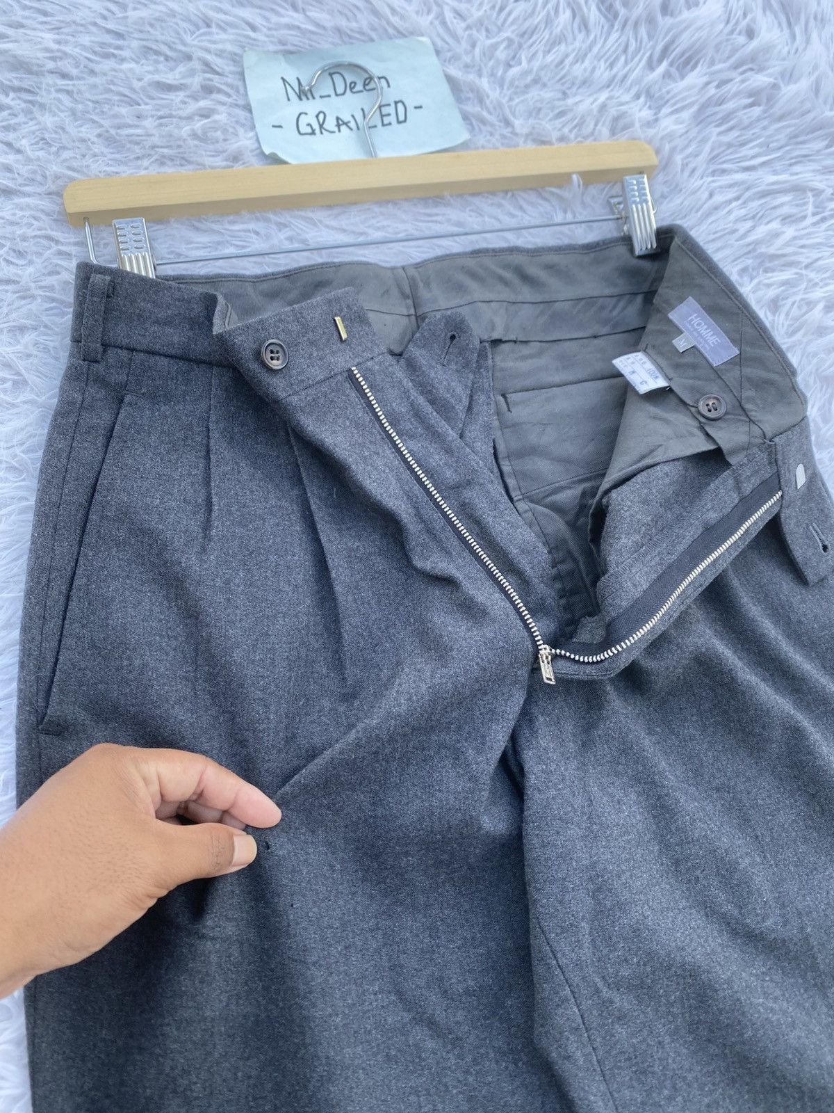 Comme des Garcons Rare Vintage Comme Des Garcons Homme Wool Pants Size US 28 / EU 44 - 22 Thumbnail