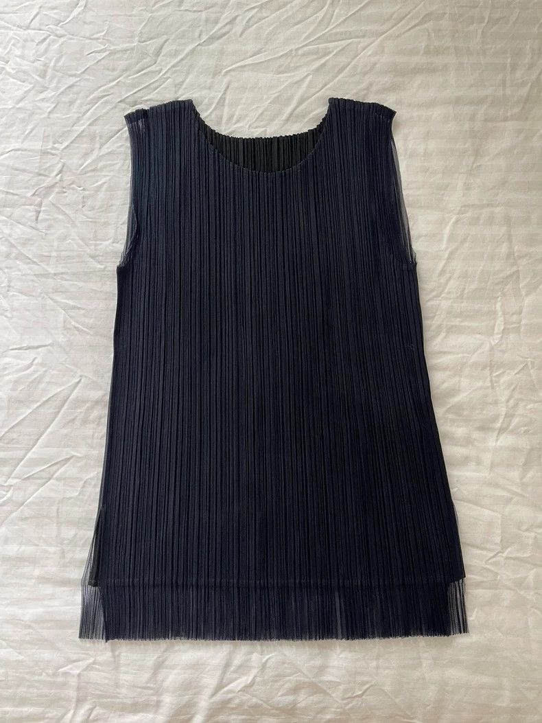 Issey Miyake Issey Miyake size；3 Navy blue vest Size S / US 4 / IT 40 - 1 Thumbnail