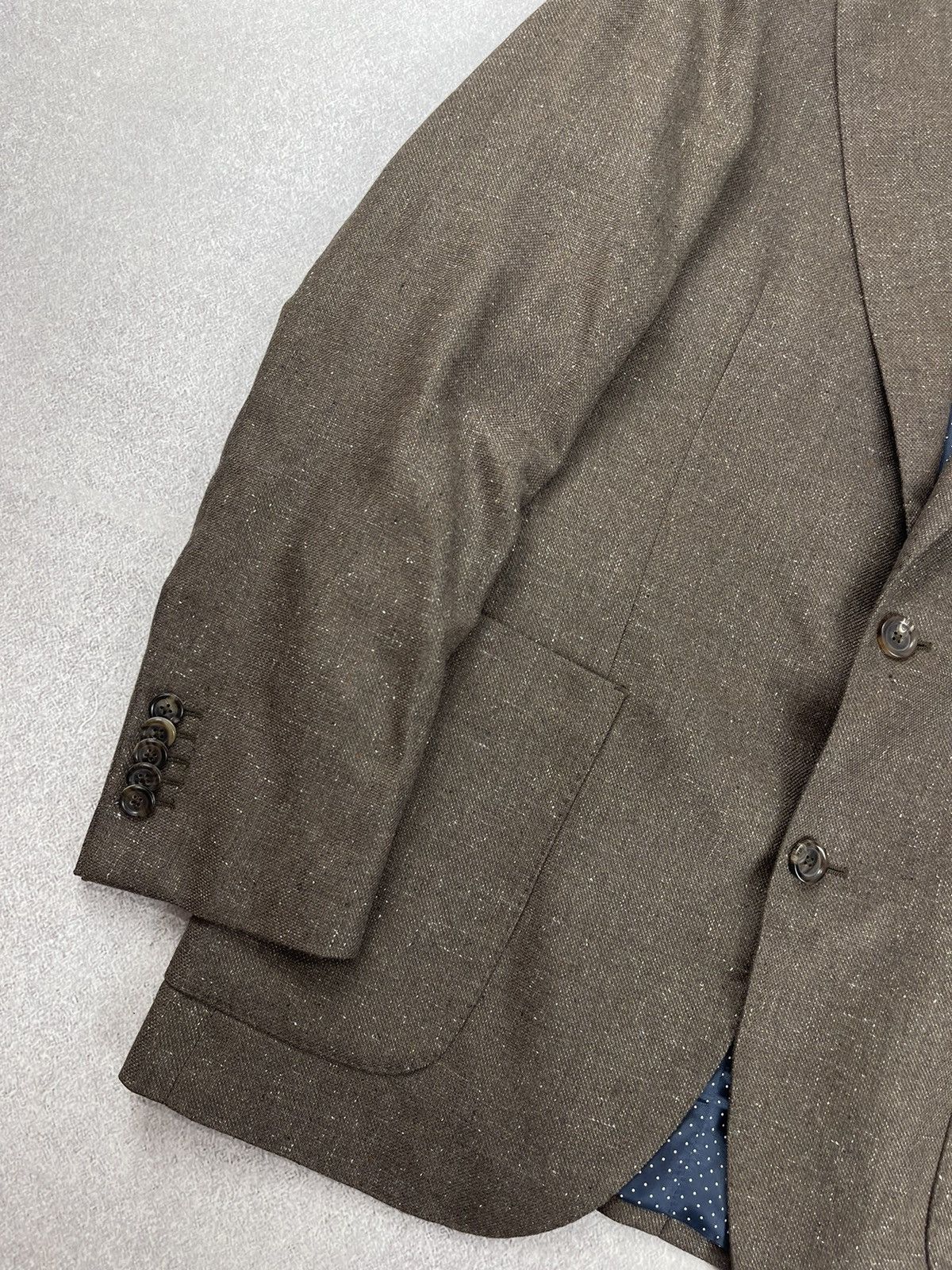 Designer Pelikamo Zurich Silk/Wool Blazer Jacket Men’s Size US M / EU 48-50 / 2 - 3 Thumbnail