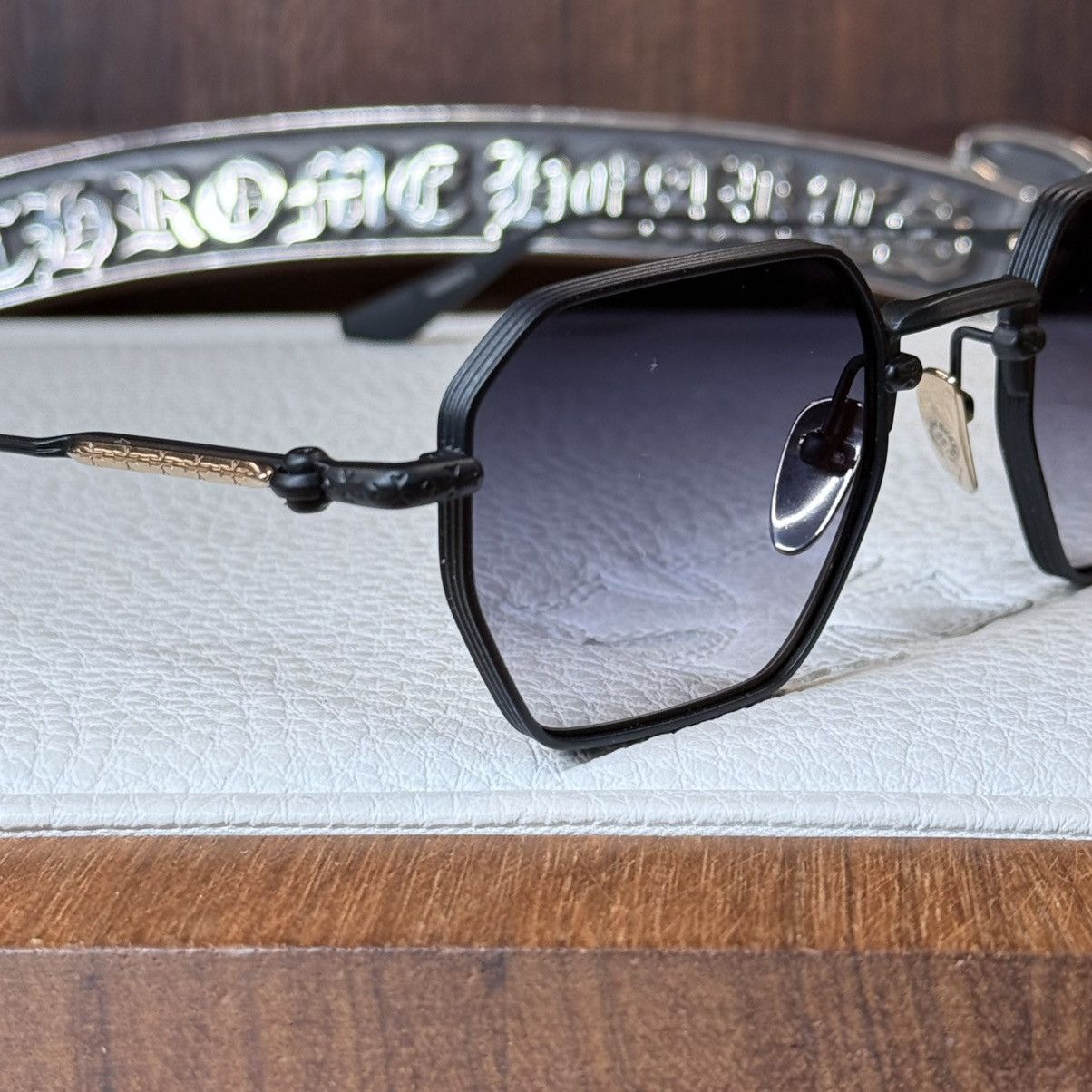 Chrome Hearts Chrome Hearts LUMP 1/1 ‘Dark Triad’ Sunglasses Size ONE SIZE - 6 Thumbnail