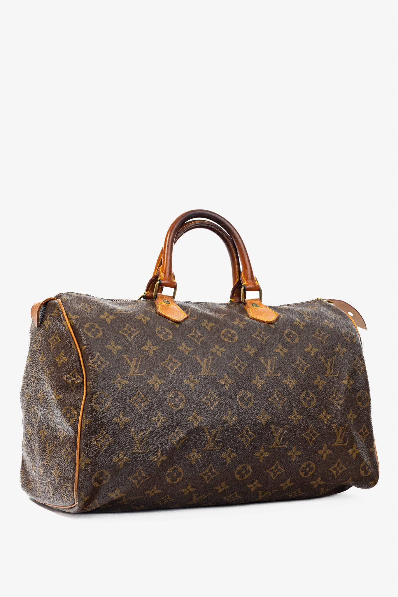 Louis Vuitton Louis Vuitton 80's Speedy 35 Monogram Canvas Boston Bag Size ONE SIZE - 2 Thumbnail