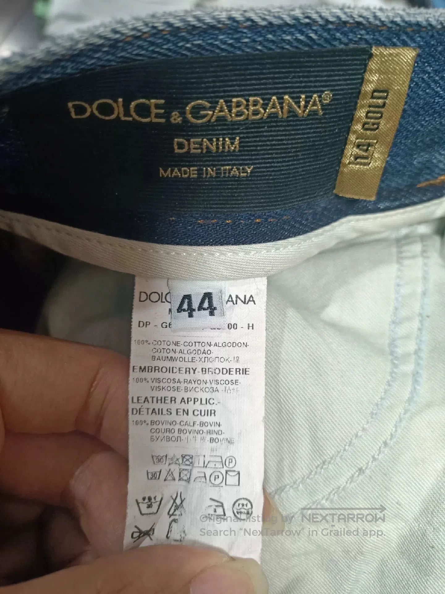 Dolce & Gabbana Dolce & Gabbana Angel Embroidery Jeans. Size US 28 / EU 44 - 9 Thumbnail