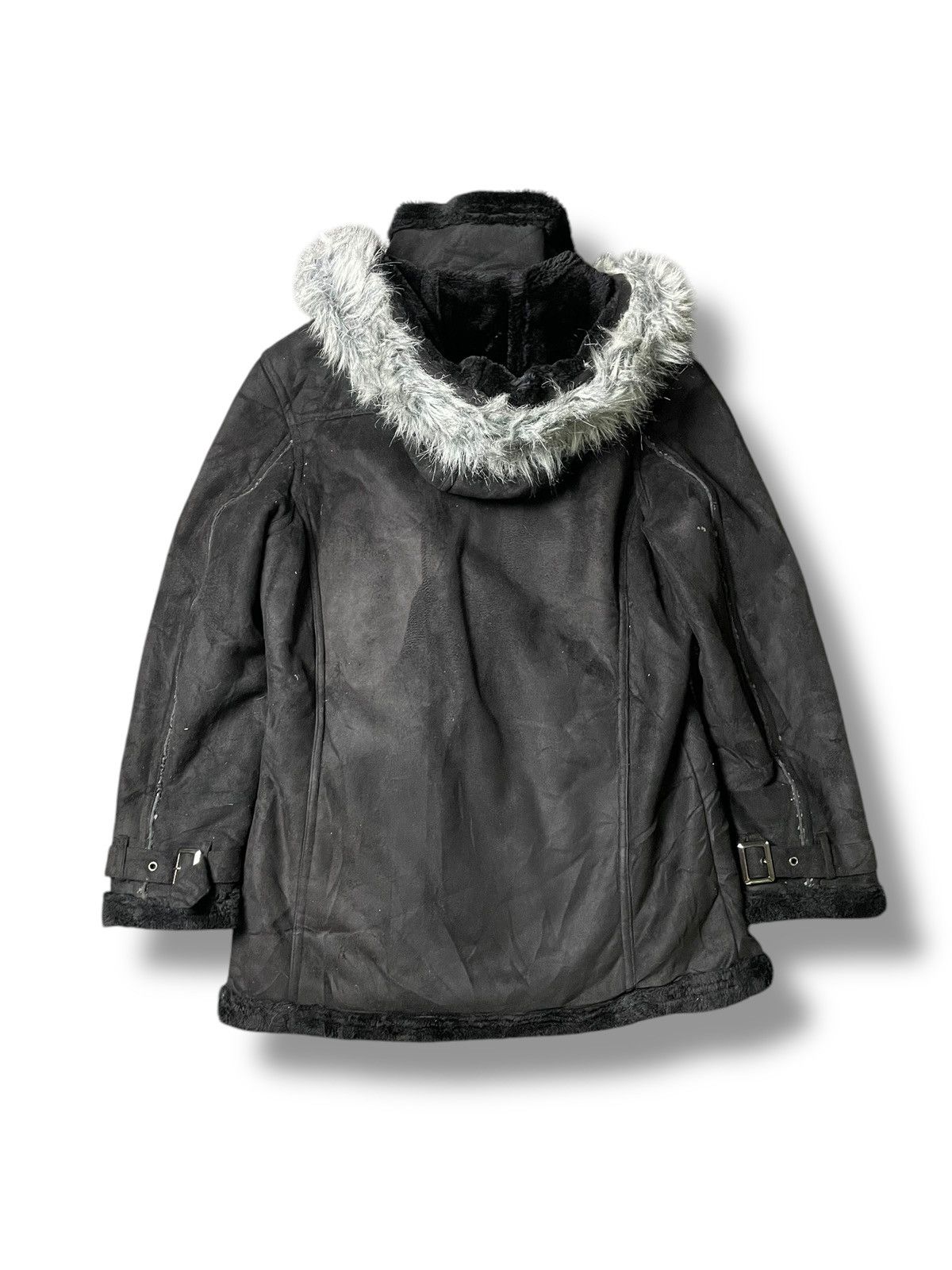 If Six Was Nine × Japanese Brand × Le Grande Bleu (L.G.B.) Roushatte Shell Leather Suede Fur Hooded Jacket(60) Size US M / EU 48-50 / 2 - 10 Thumbnail