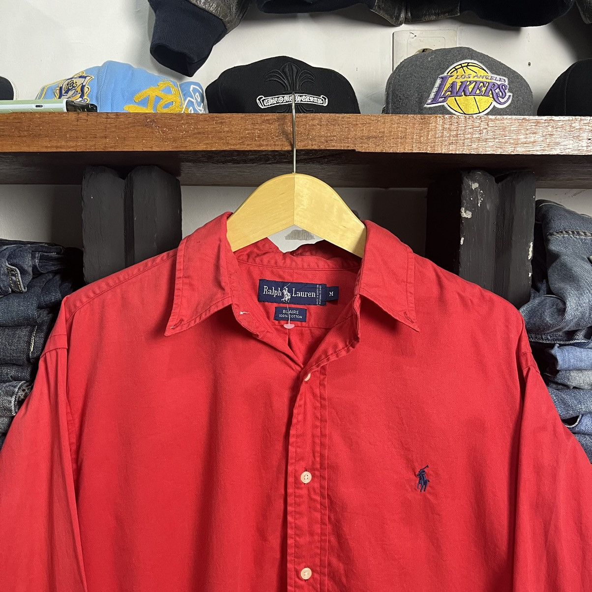 Ralph Lauren × Vintage Vintage Polo Ralph Lauren Long Shirt Size US M / EU 48-50 / 2 - 2 Thumbnail