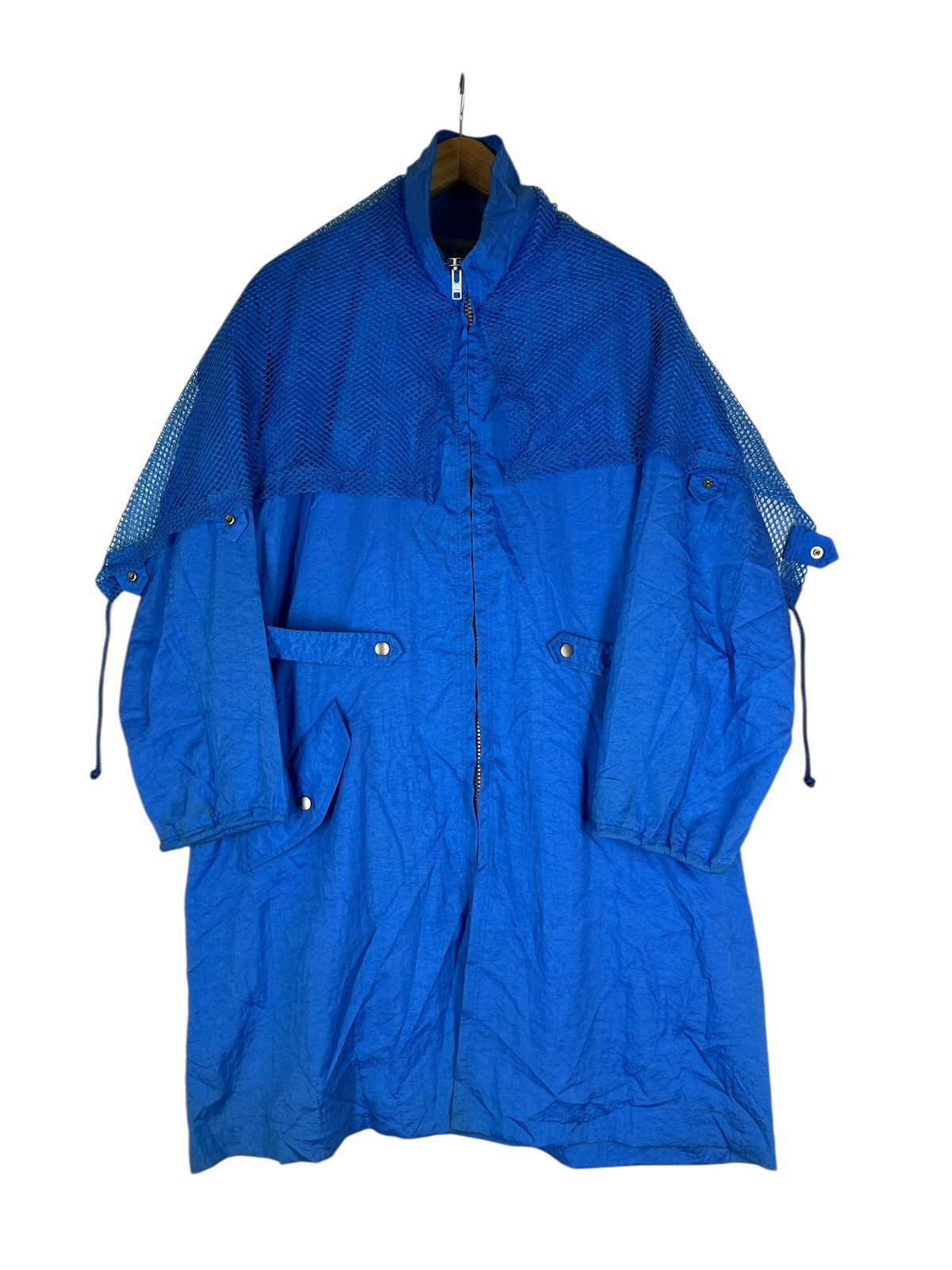 Issey Miyake 🔥 90s Rare Issey Miyake With Mesh Windcoat Made In Japan Size US M / EU 48-50 / 2 - 10 Thumbnail