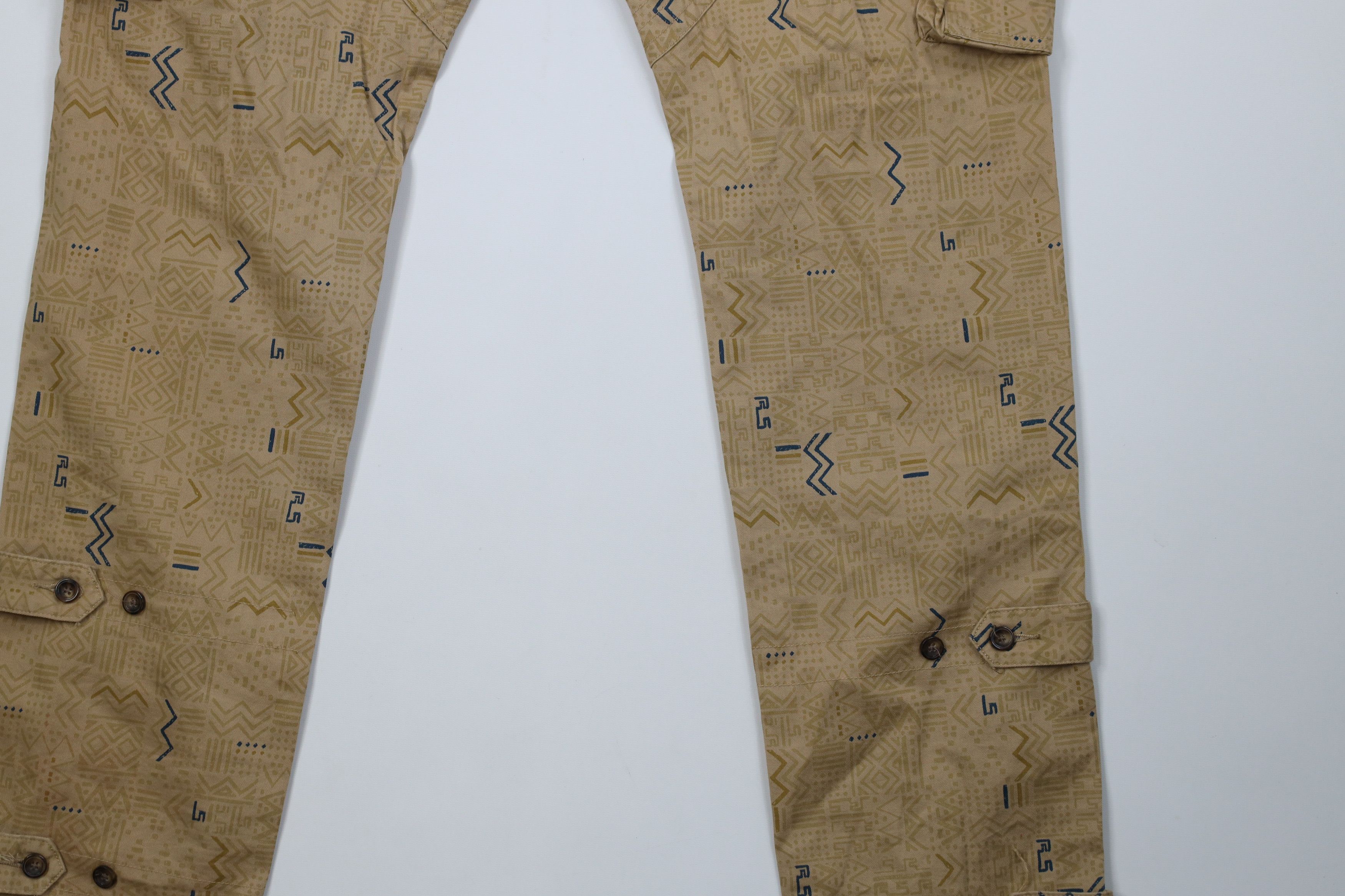 ROCKSMITH Rocksmith Geometric Strap Skateboard Cargo Pants Beige Size US 38 / EU 54 - 13 Thumbnail