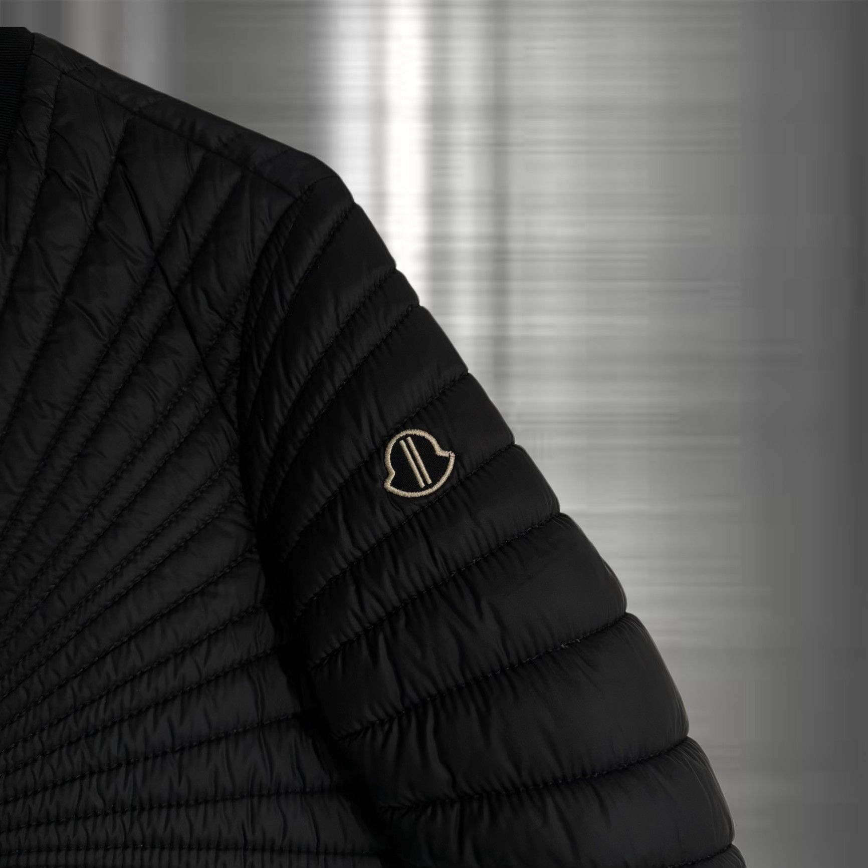 Rick Owens X Moncler Quilted Shell Down Bomber Jacket - Main Image