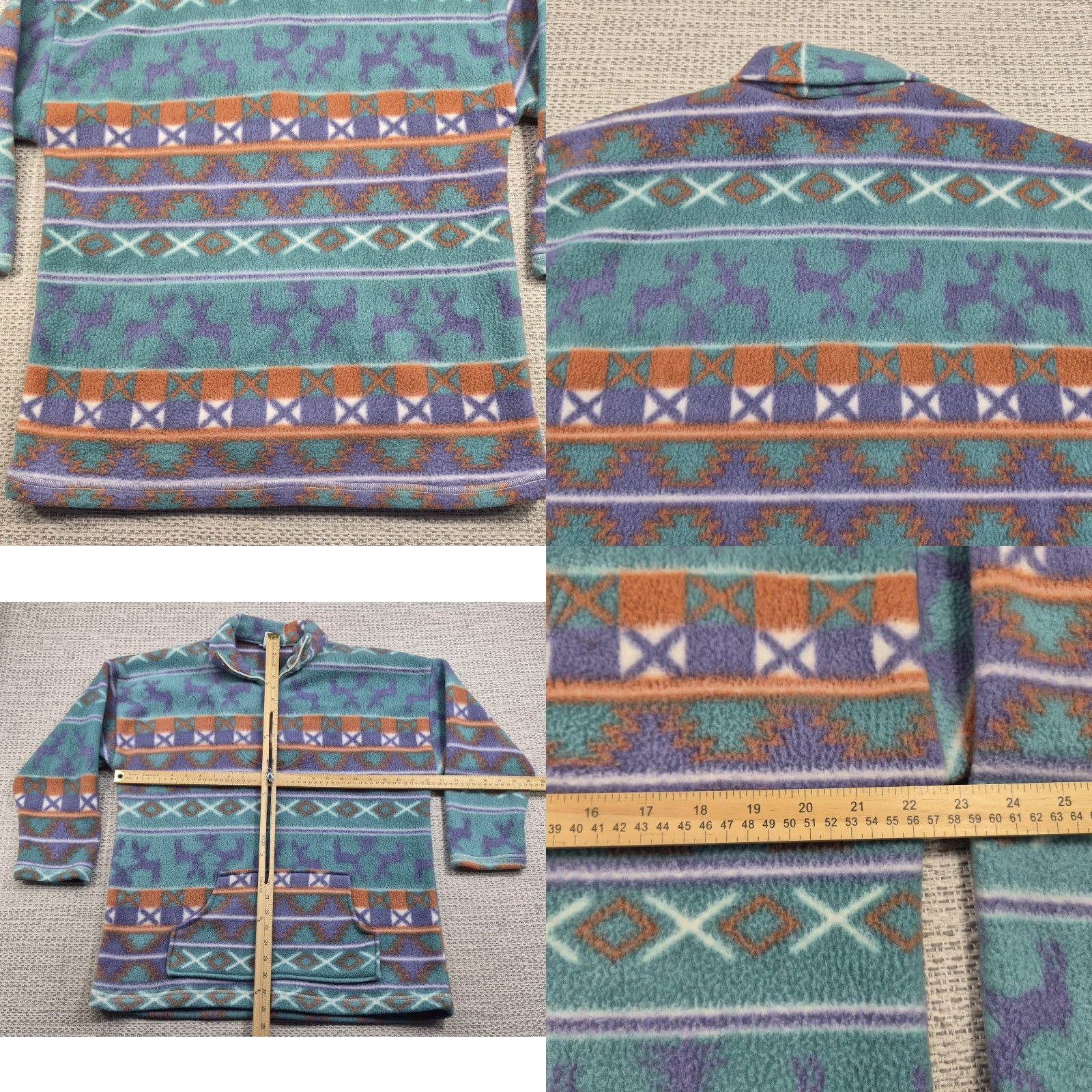 Vintage Backroad Blues Womens Sweater Shirt XS? (error) Size S / US 4 / IT 40 - 8 Thumbnail