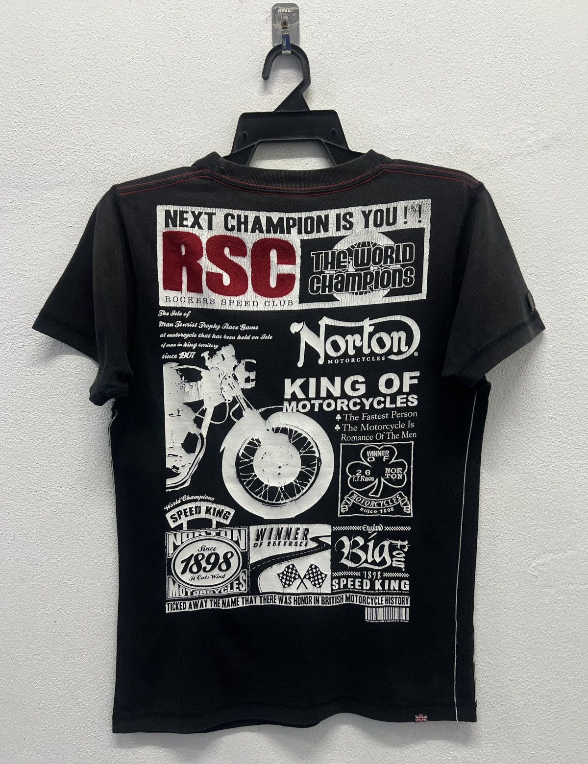 Norton × Vintage VINTAGE NORTON MOTORCYCLES ROMANCE OF THE MAN SHIRT Size US M / EU 48-50 / 2 - 1 Thumbnail