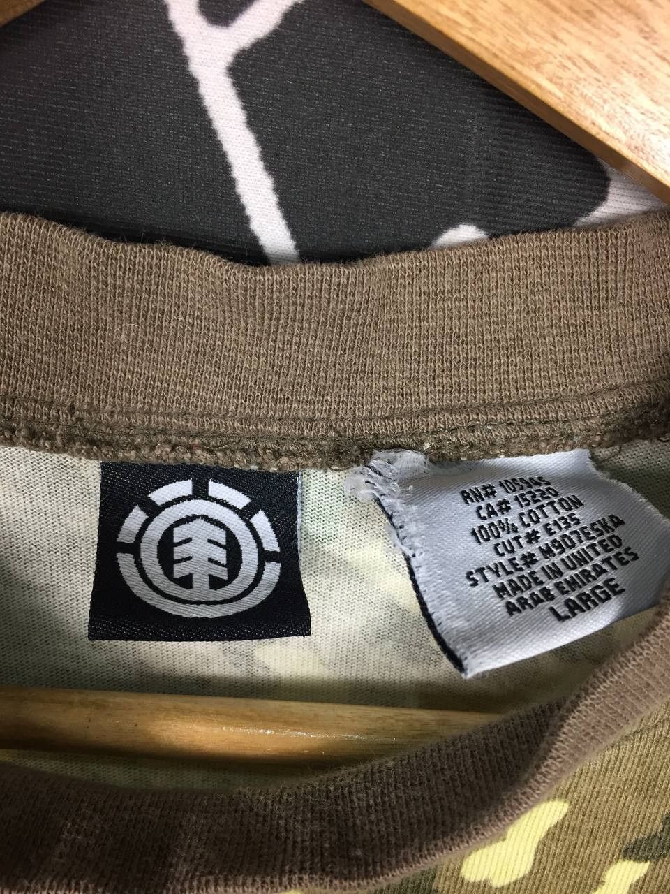 Element × Vintage Element Skateboards Embroidered Logo Camo Tee Size US L / EU 52-54 / 3 - 8 Thumbnail