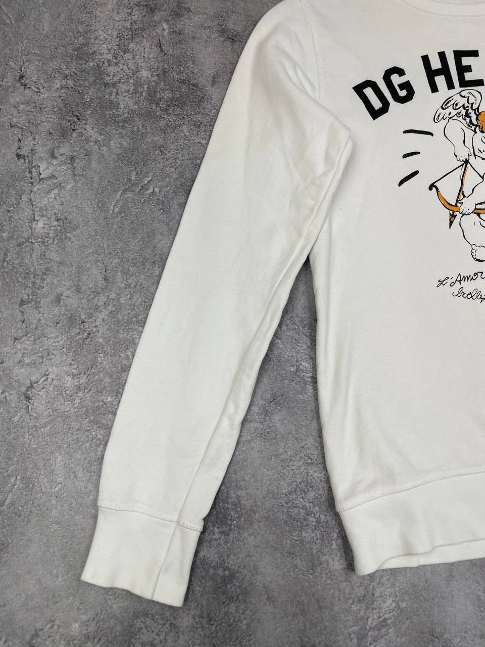 Dolce & Gabbana Dolce Gabbana Men Vintage Cotton Sweatshirt White Crewneck Size US M / EU 48-50 / 2 - 4 Thumbnail