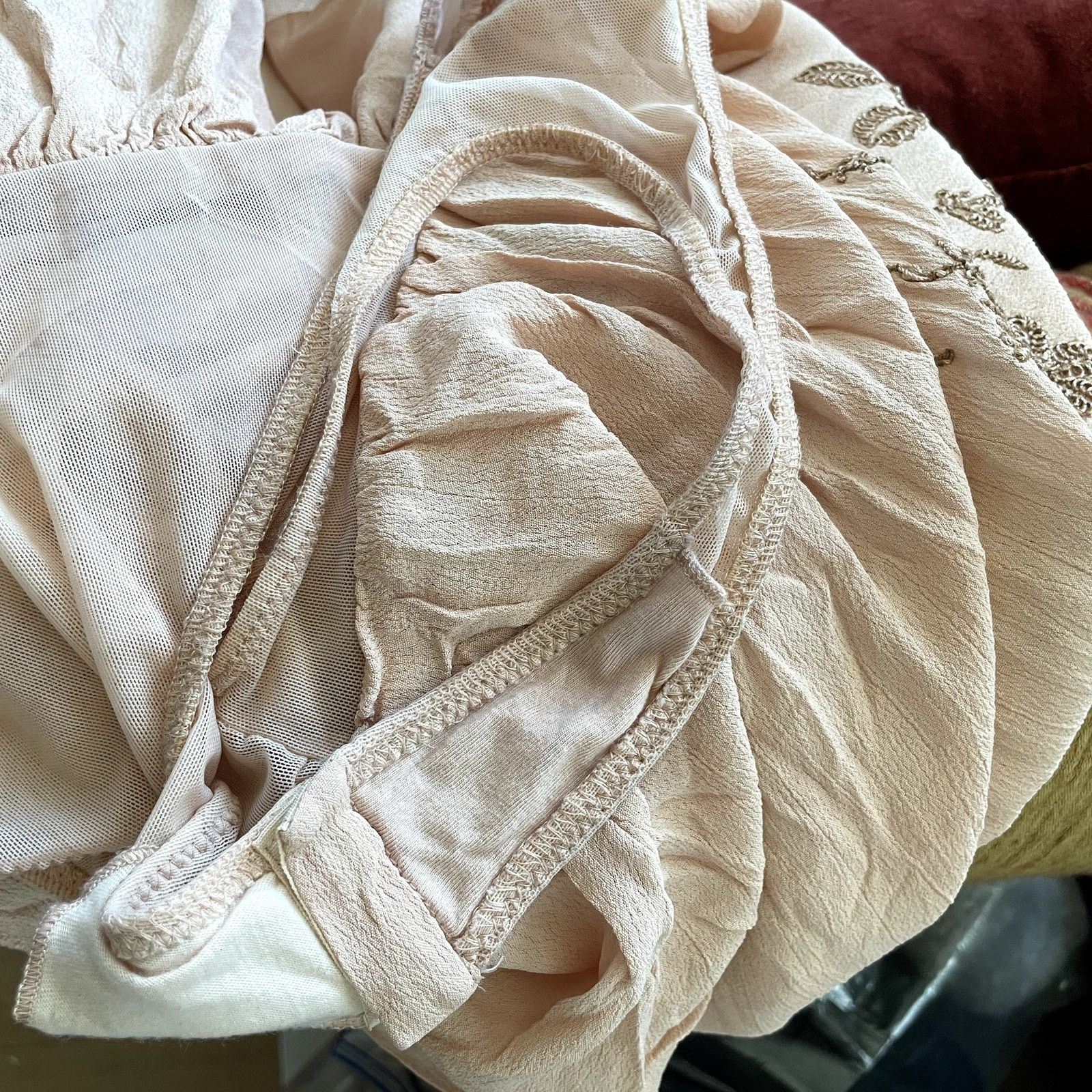 Free People Free People Pretty in Peach Summer Lover Beaded Bodysuit S Size S / US 4 / IT 40 - 12 Thumbnail