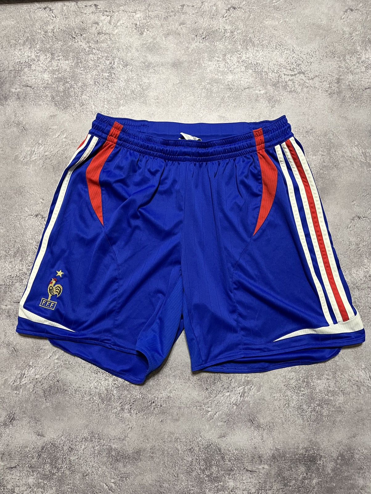 Vintage Adidas France soccer team shorts