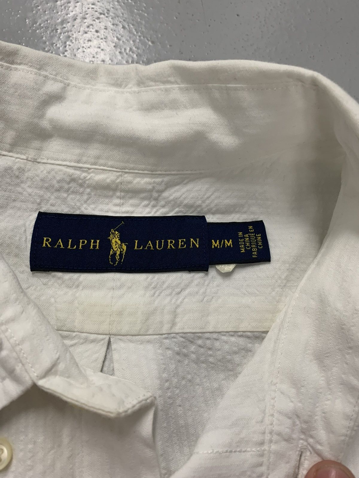Polo Ralph Lauren Ralph Lauren White Short Sleeve Button-Down Shirt - Size M Size US M / EU 48-50 / 2 - 4 Thumbnail