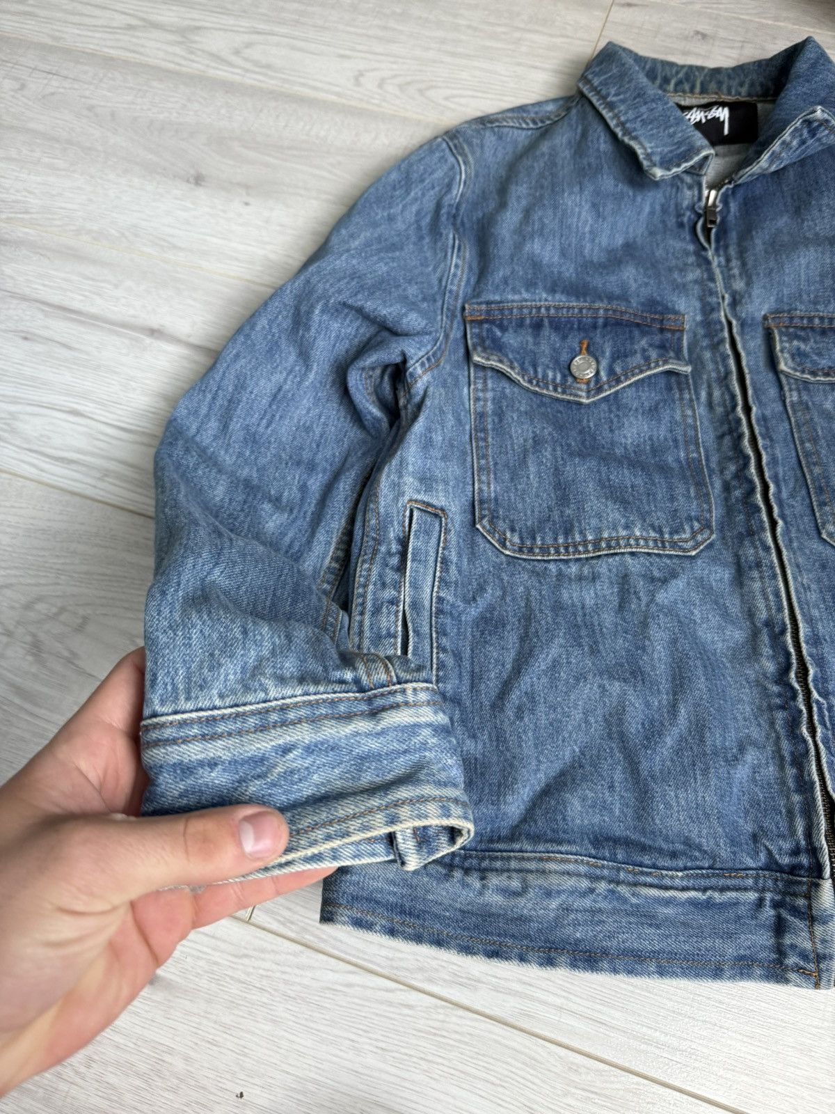 Stussy Denim jacket stussy Size US S / EU 44-46 / 1 - 3 Thumbnail