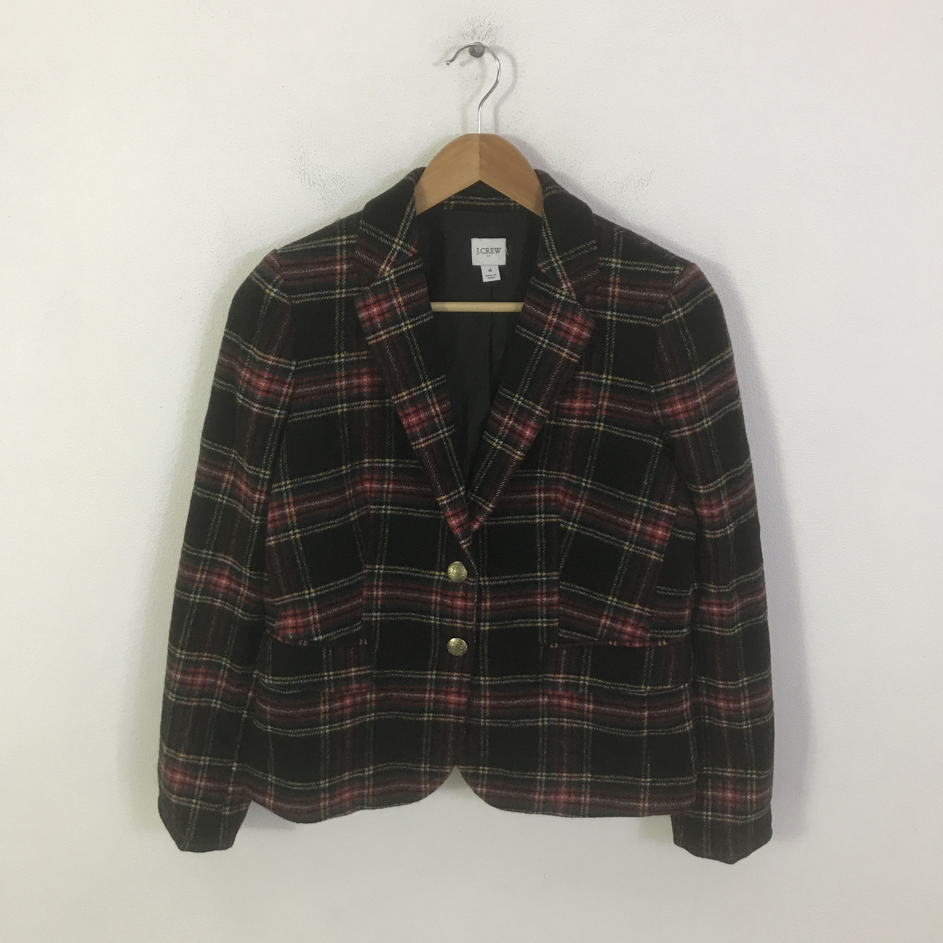 J.Crew j.crew tartan blazer woman jacket K127B19 Size US S / EU 44-46 / 1 - 1 Thumbnail
