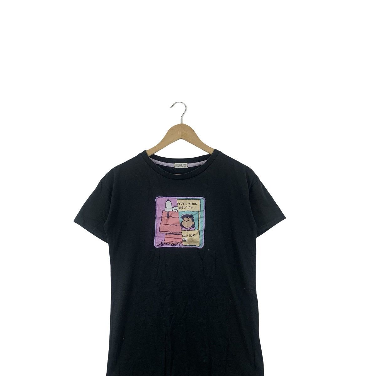 Peanuts Vintage PEANUTS SNOOPY PSYCHIATRIC Graphic T-Shirt Tee Retro Size S / US 4 / IT 40 - 2 Thumbnail