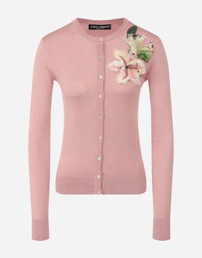 Dolce & Gabbana o1y0925 Cardigan in Antique Rose Size XS / US 0-2 / IT 36-38 - 1 Thumbnail