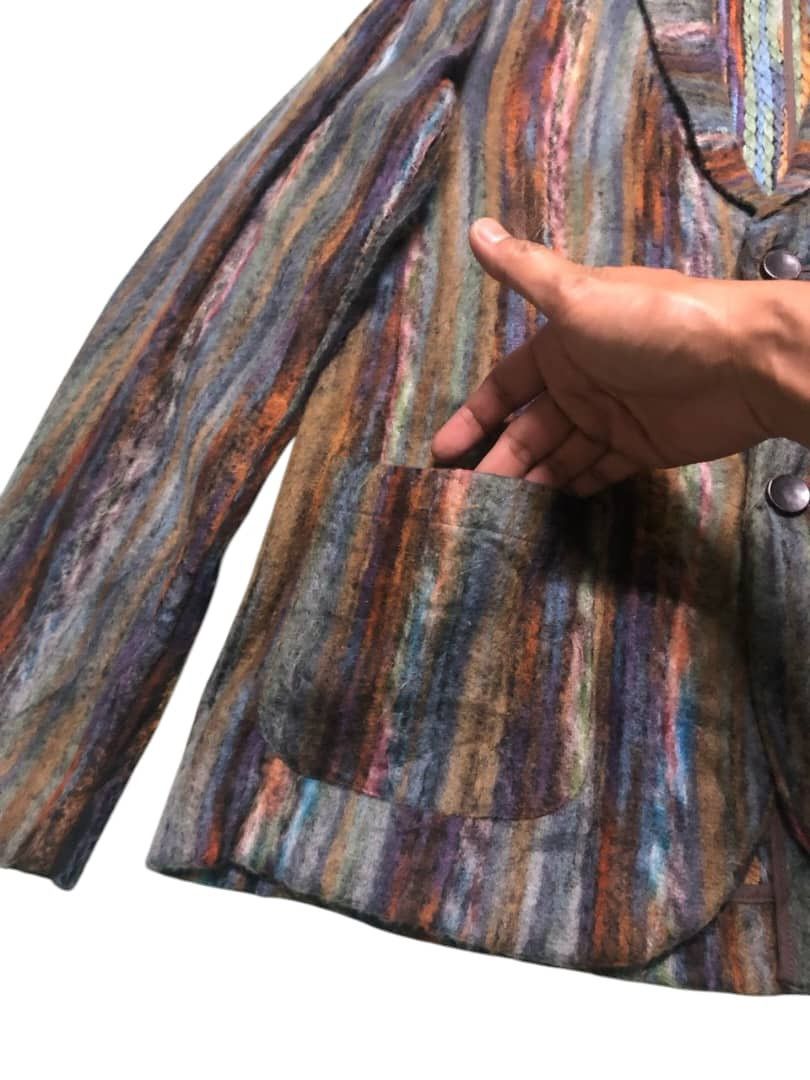 Aran Isles Knitwear × If Six Was Nine × Nuur RARE NUUR MULTICOLOR KNIT WOOL INSPIRED COOGI STYLE Size US M / EU 48-50 / 2 - 9 Thumbnail
