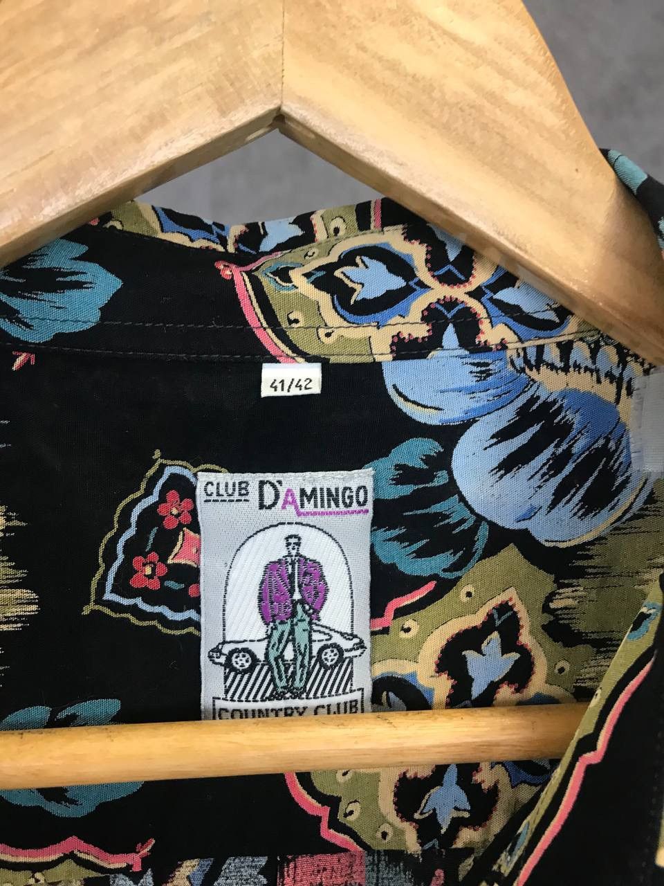Vintage Art crazy Hawaiian vintage shirt Size US XL / EU 56 / 4 - 4 Thumbnail
