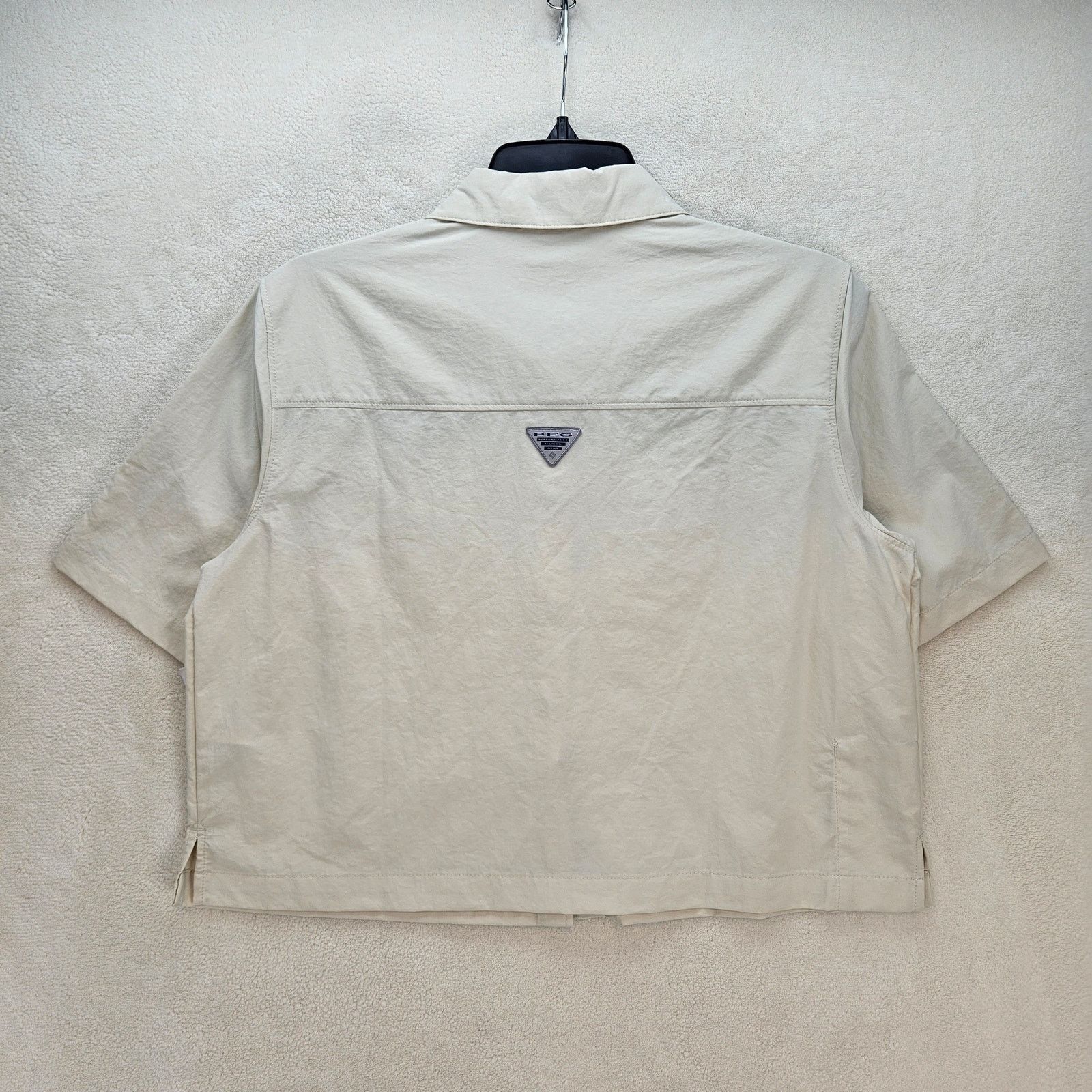 Columbia COLUMBIA SPW WOMEN'S M CROPPED BUTTON UP TEXAS LONG HORN PFG Size M / US 6-8 / IT 42-44 - 6 Thumbnail